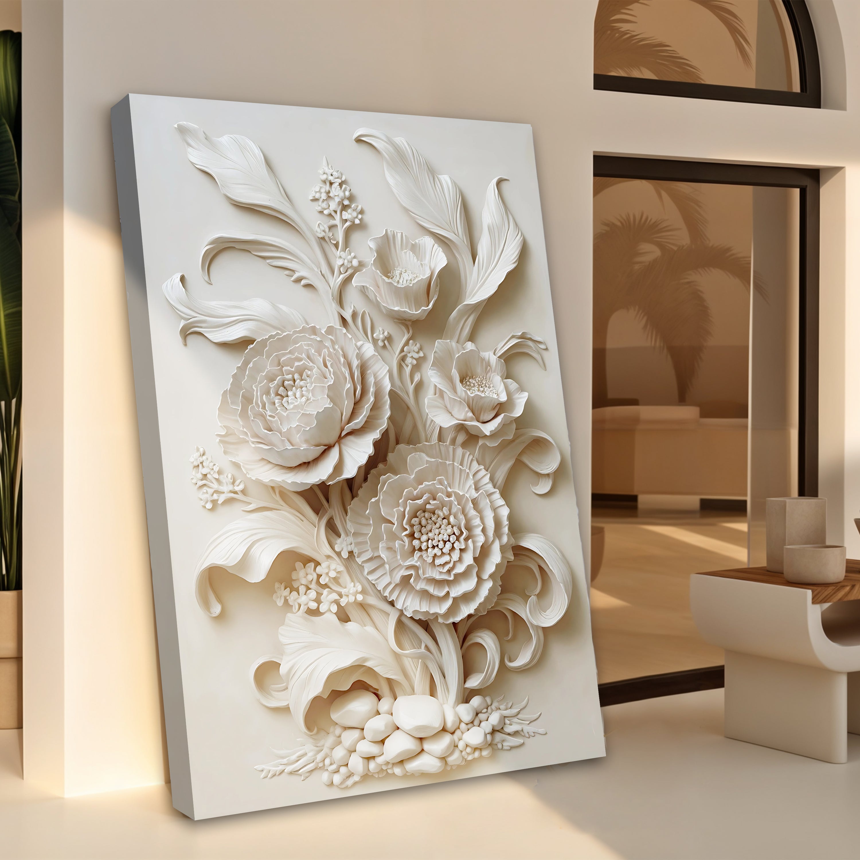 3D Minimalist Flower Wall Art on sale at MyriadMart