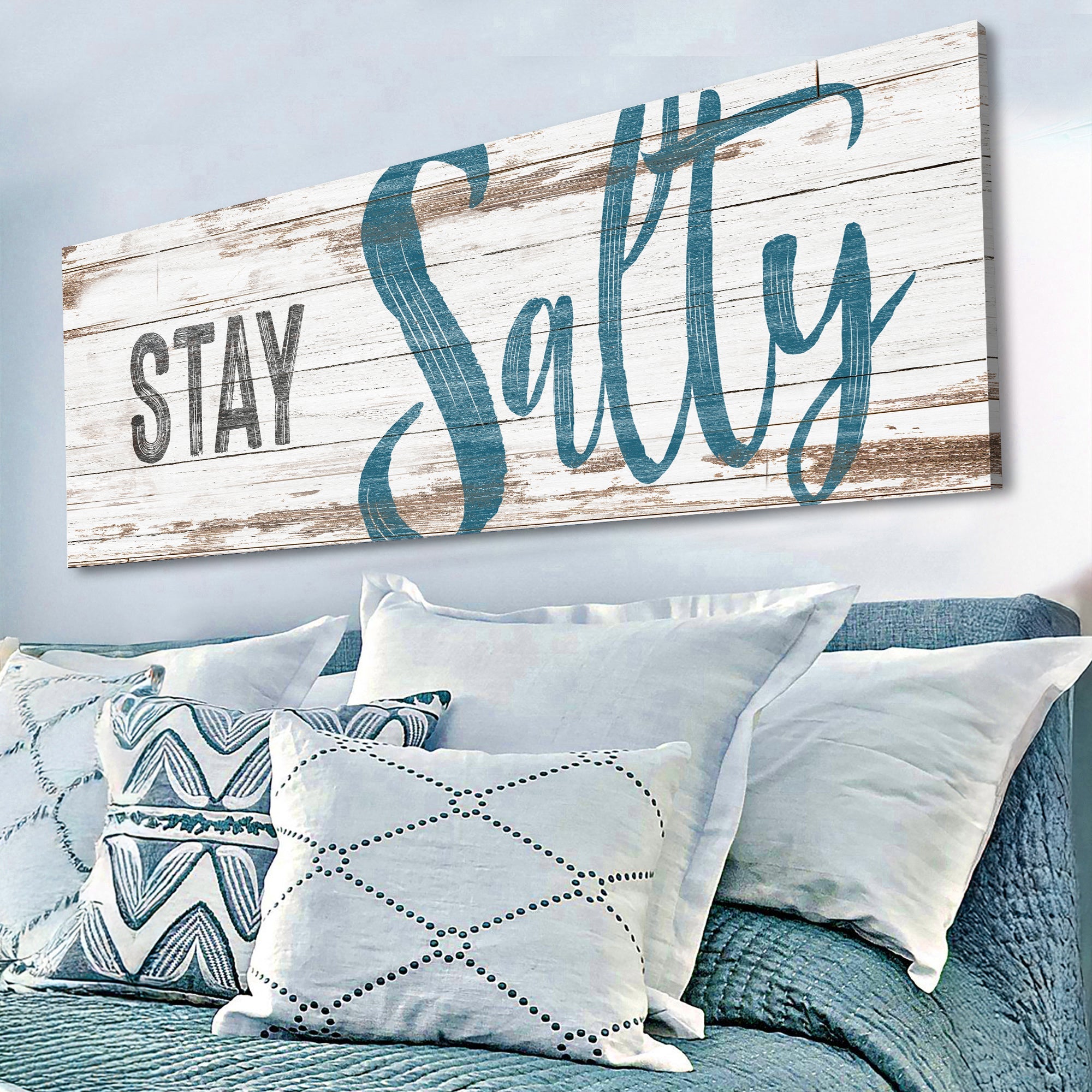 Stay Salty Coastal Sign VIII on sale at MyriadMart