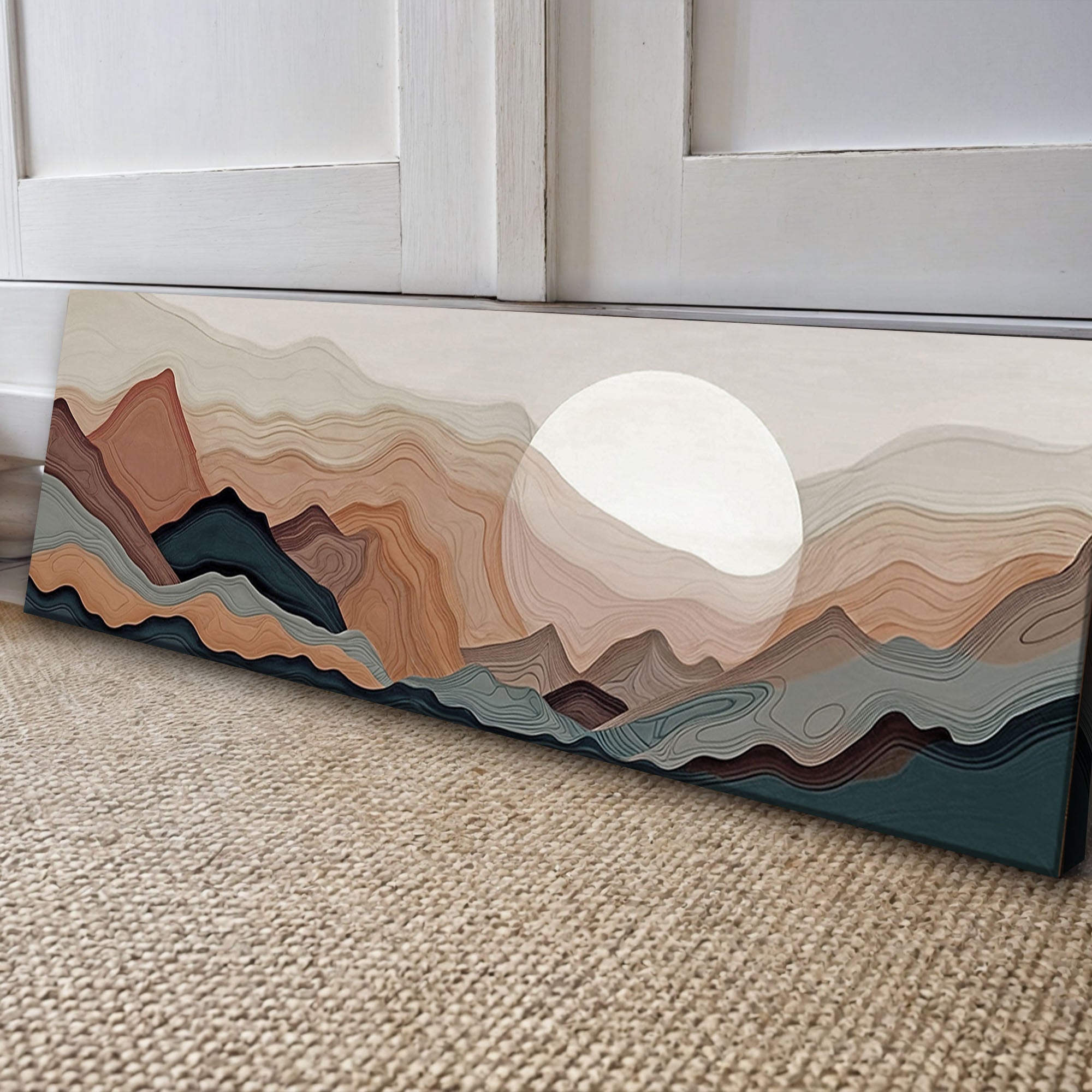 Abstract Mountains Landscape Wall Art on sale at MyriadMart