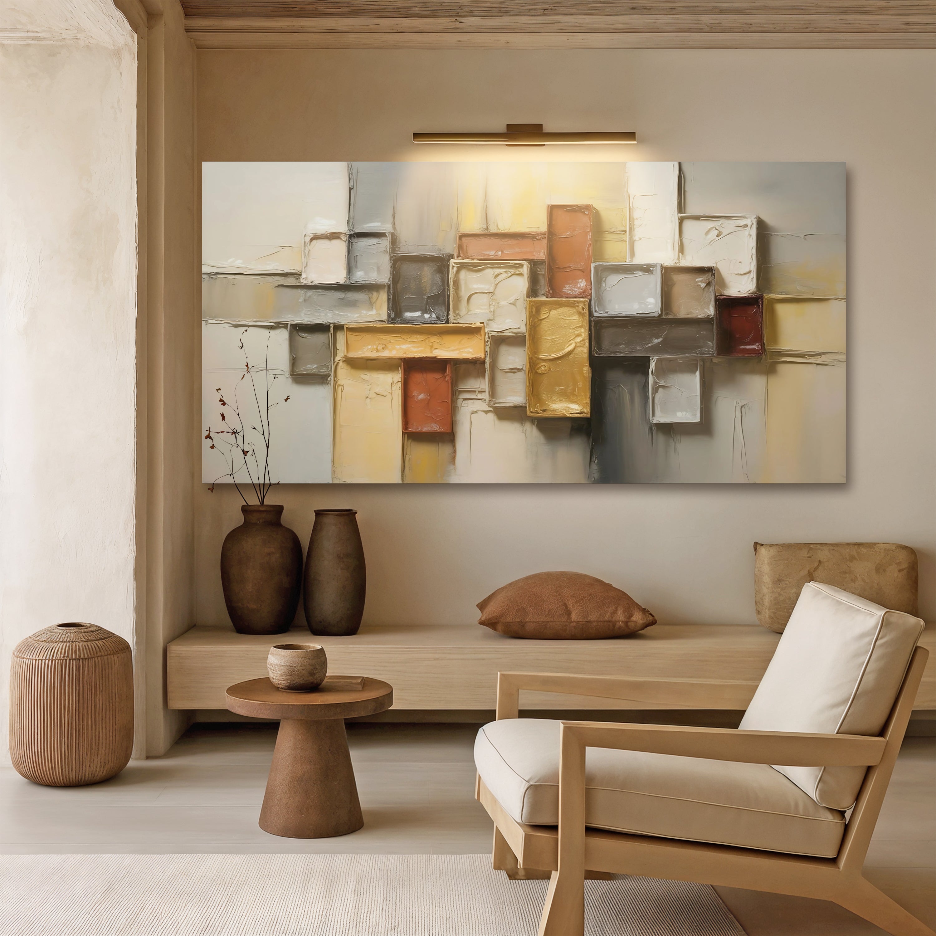 Shape Pattern Minimalist Abstract Wall Art on sale at MyriadMart