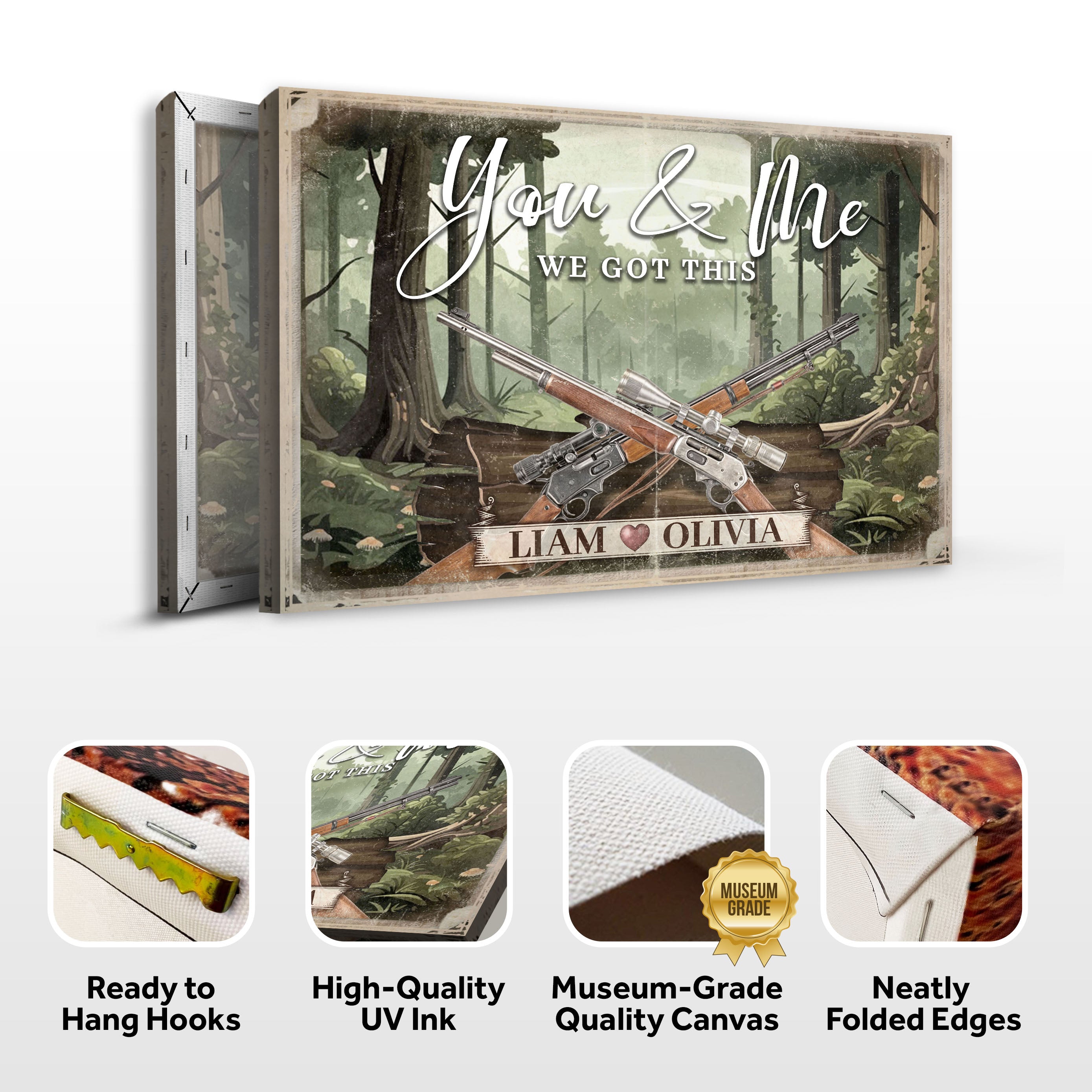 Gun Themed We Got This Couple Sign on sale at MyriadMart