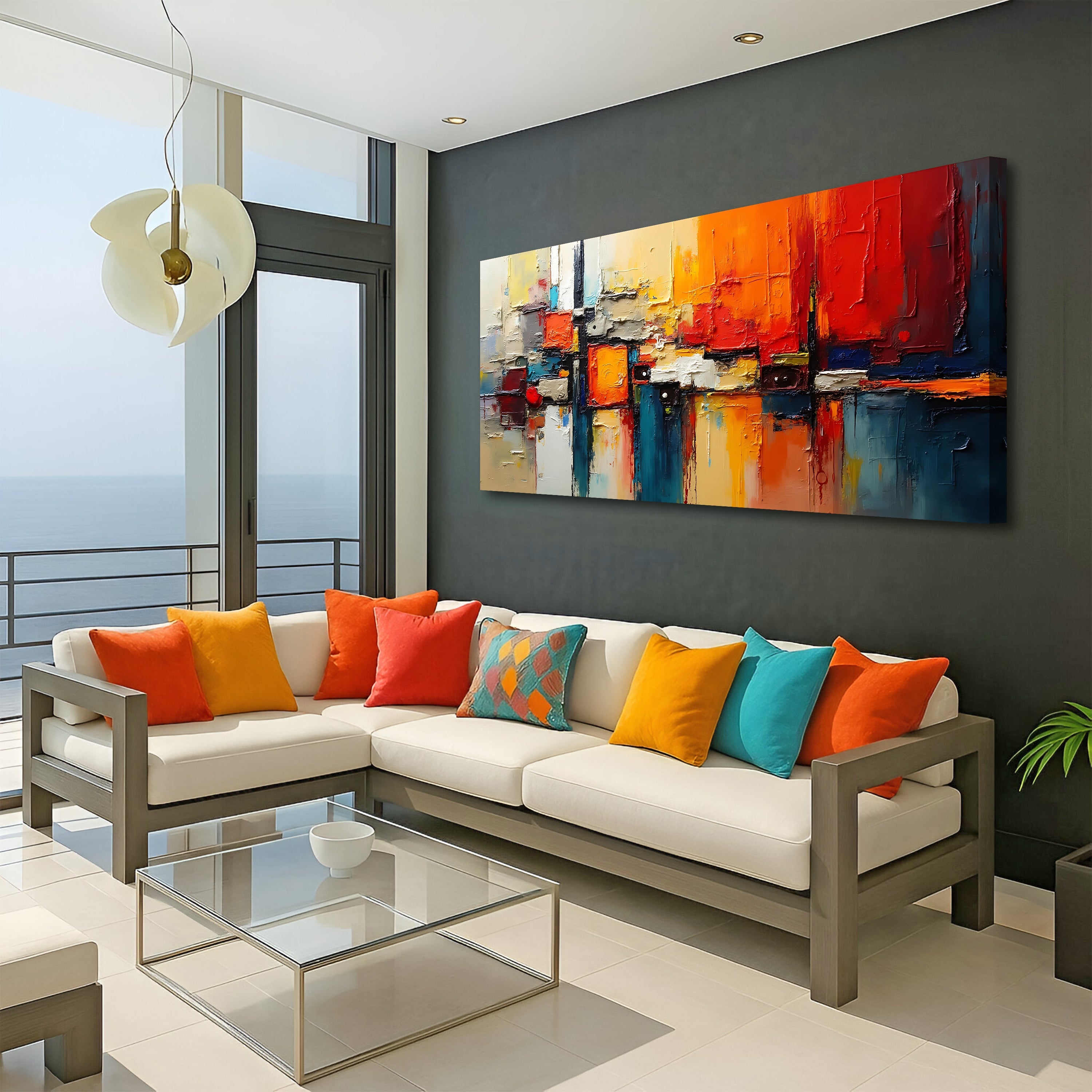 Colorful Abstract Wall Art II on sale at MyriadMart