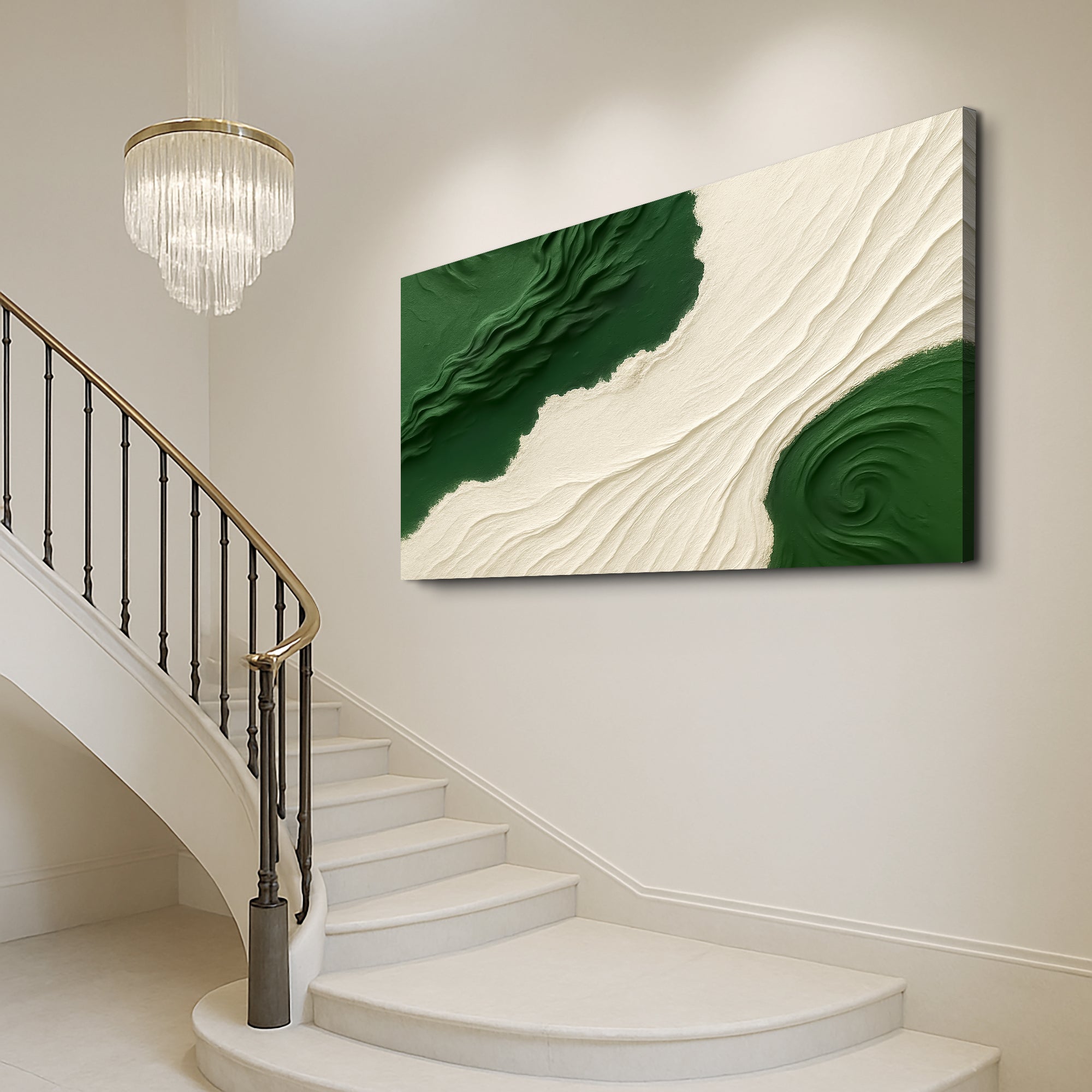 Green Rivers Abstract Wall Art X on sale at MyriadMart