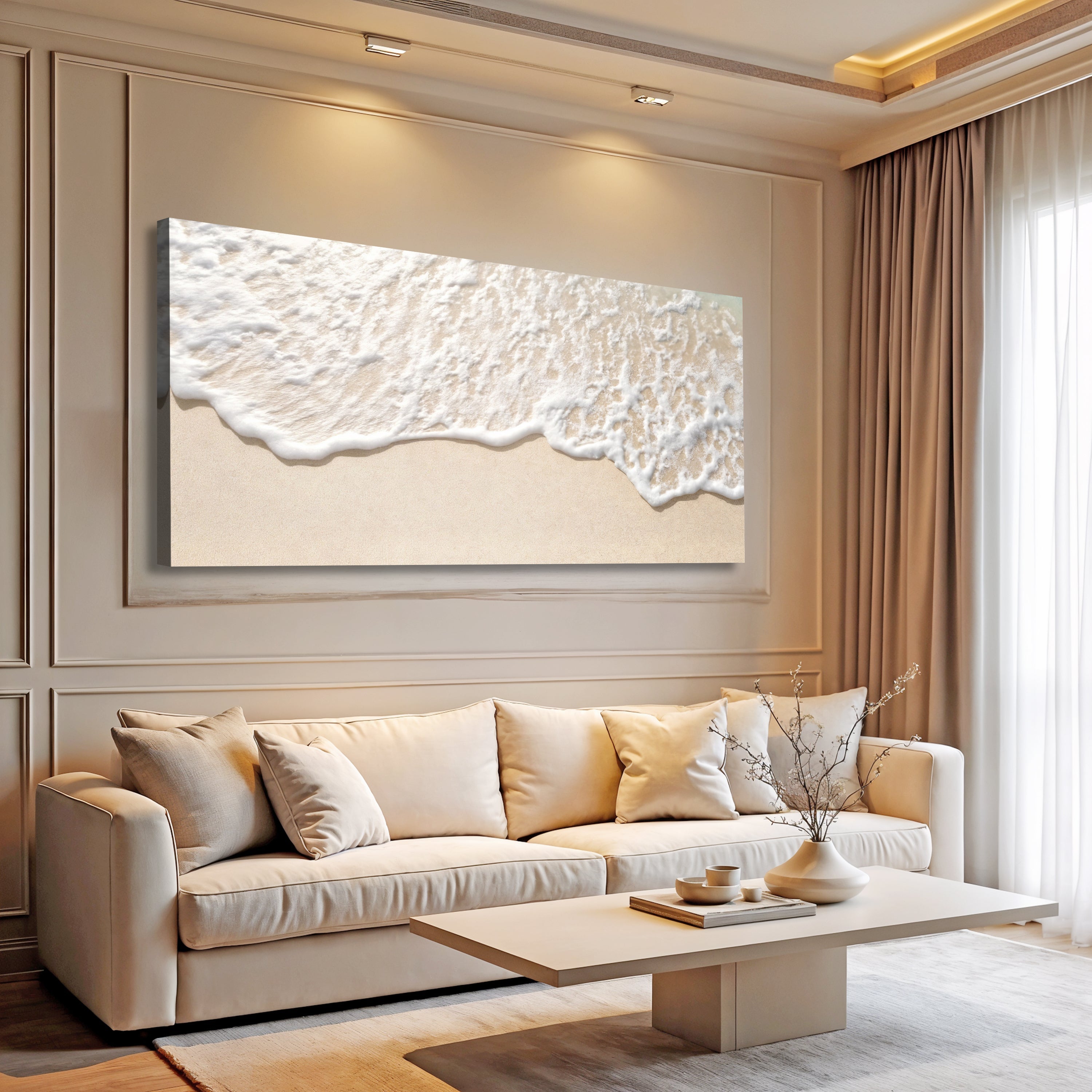 Sandy Waves Wall Art II on sale at MyriadMart