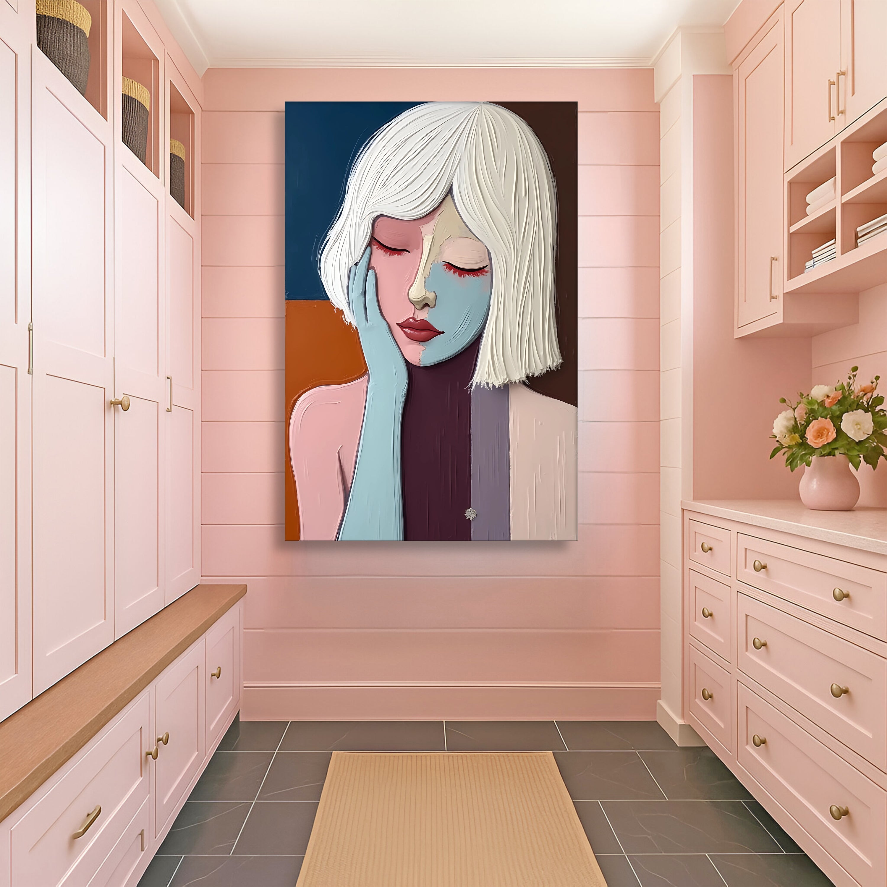 Abstract Portrait Wall Art on sale at MyriadMart