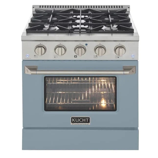 Kucht 30” Pro-Style Kitchen Dual Fuel Range - KDF302/LP-LB on sale at MyriadMart
