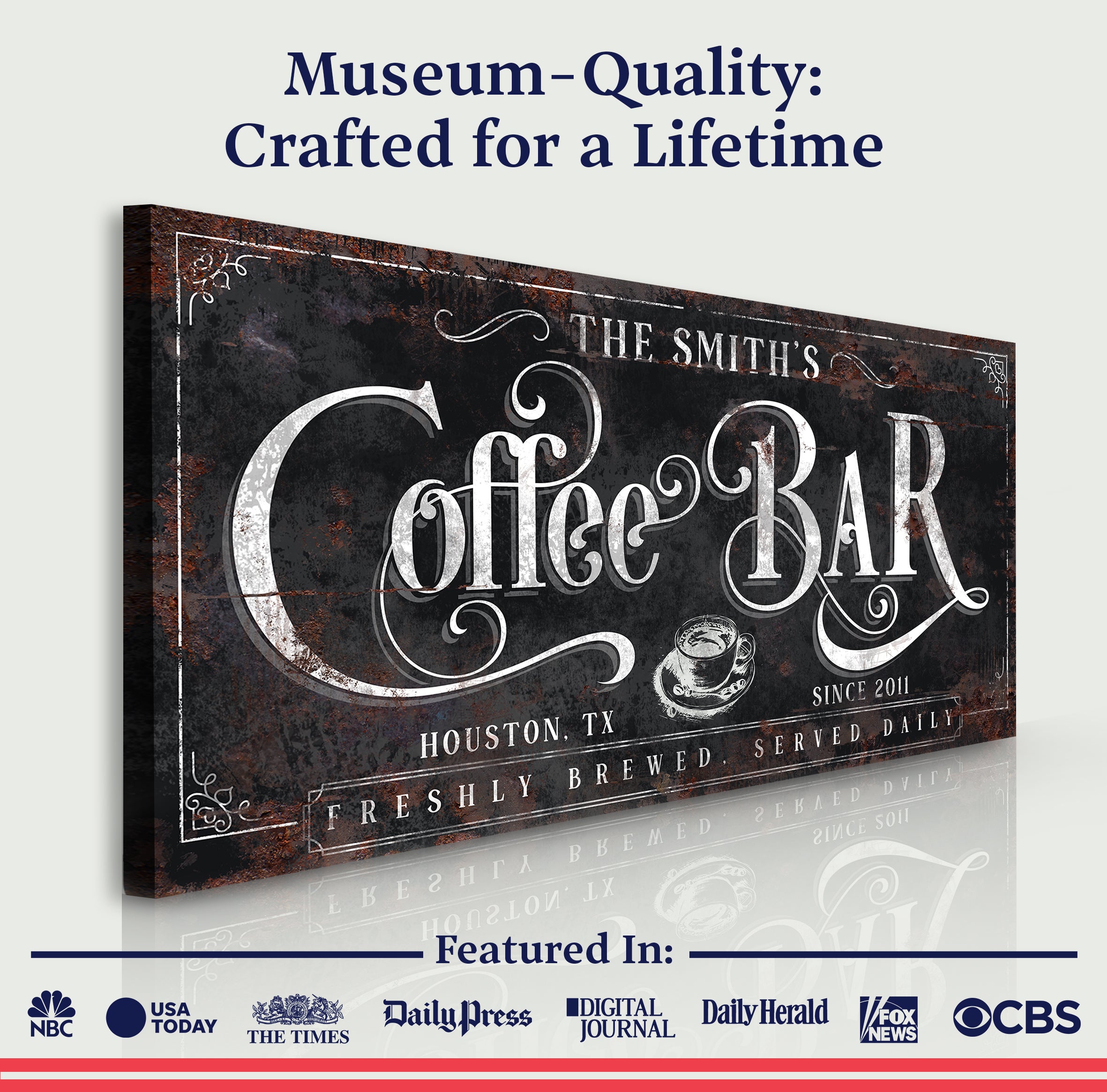 Coffee Bar Sign XI on sale at MyriadMart