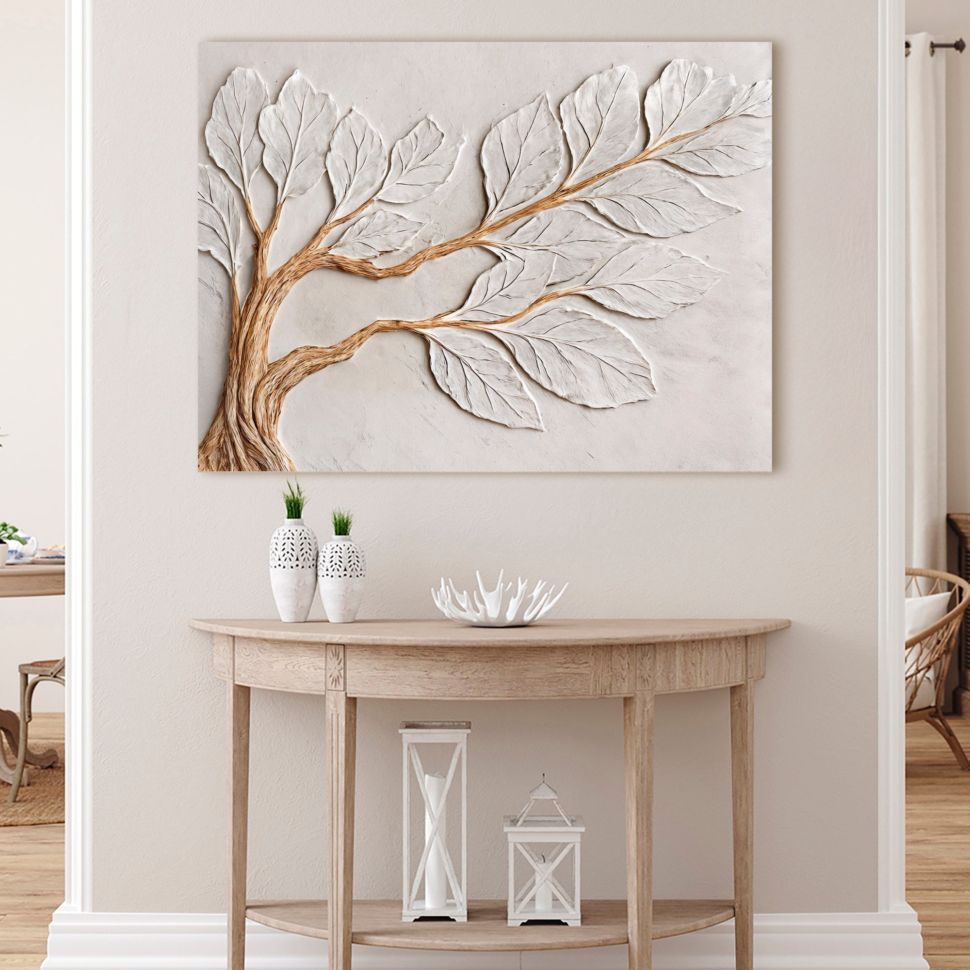 Calm In Ivory Clay Wall Art on sale at MyriadMart