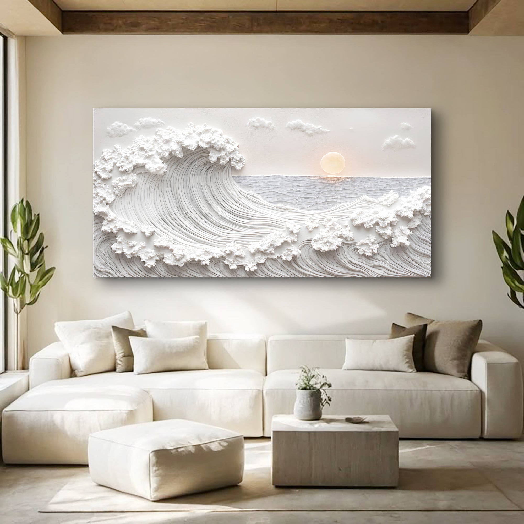 Ocean Waves Abstract Wall Art on sale at MyriadMart