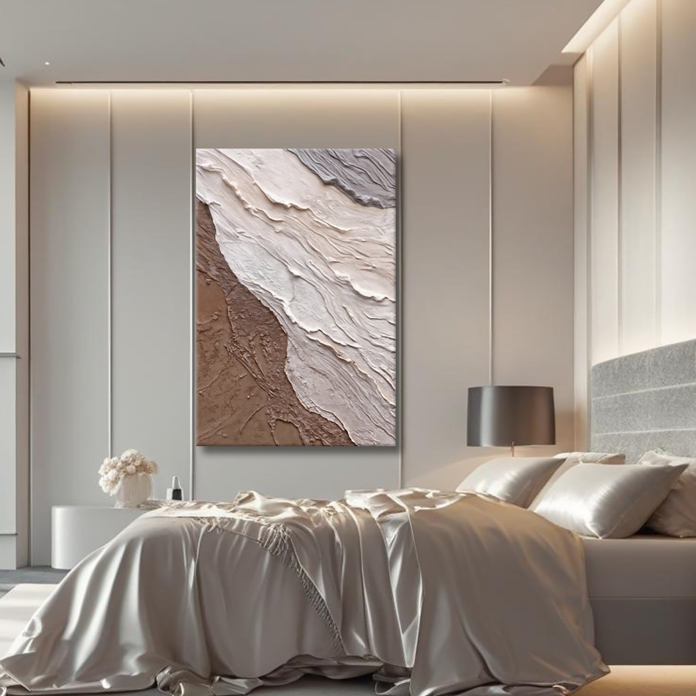 Abstract Earthy Waves Wall Art on sale at MyriadMart