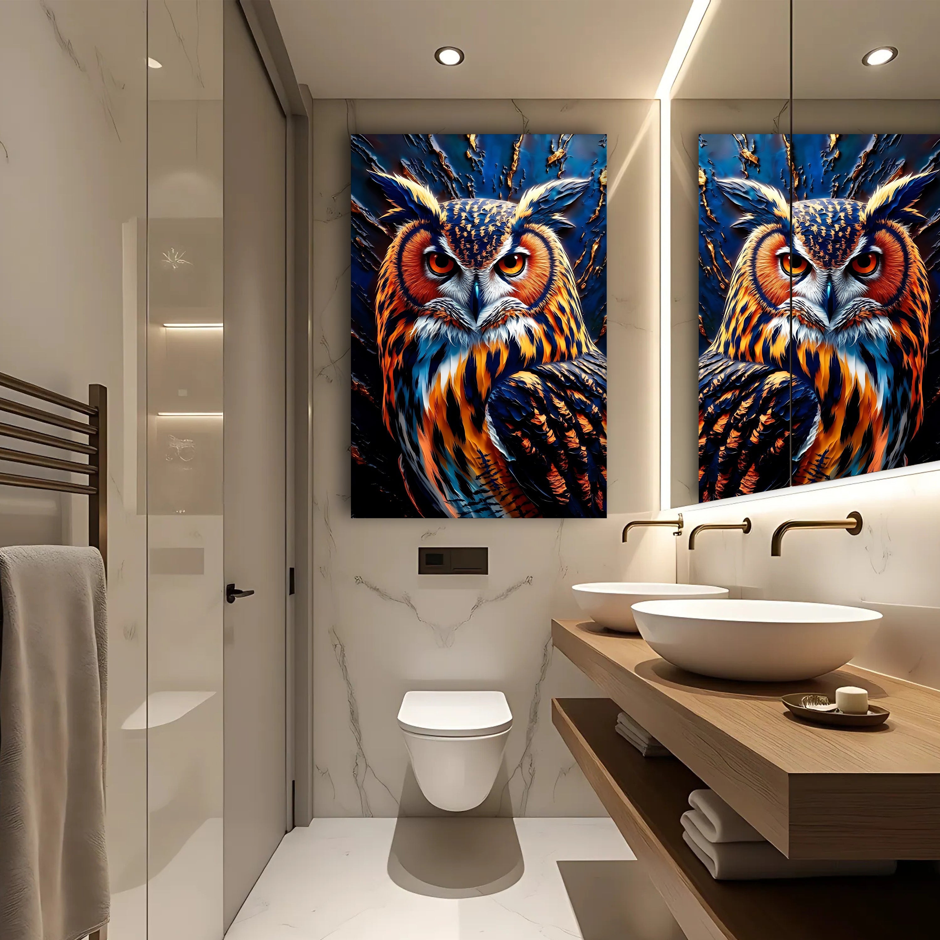 Abstract Owl Wall Art on sale at MyriadMart