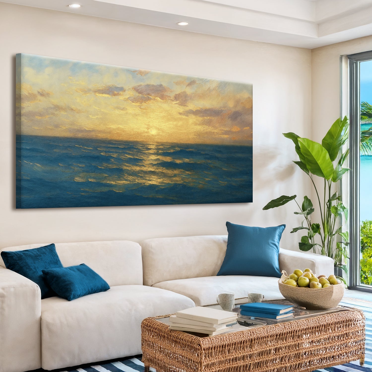 Waterscape Abstract Wall Art VII on sale at MyriadMart