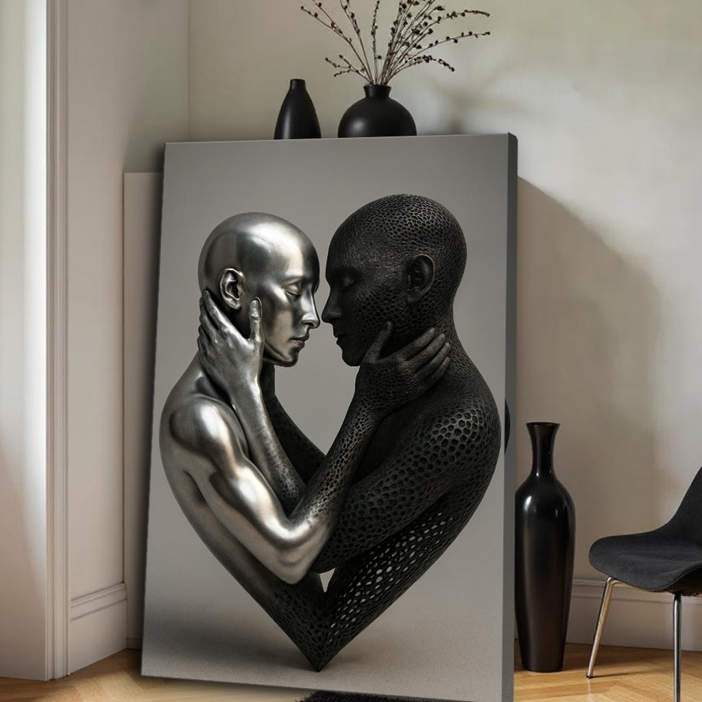 Eternal Love Figure Abstract Wall Art VIII on sale at MyriadMart
