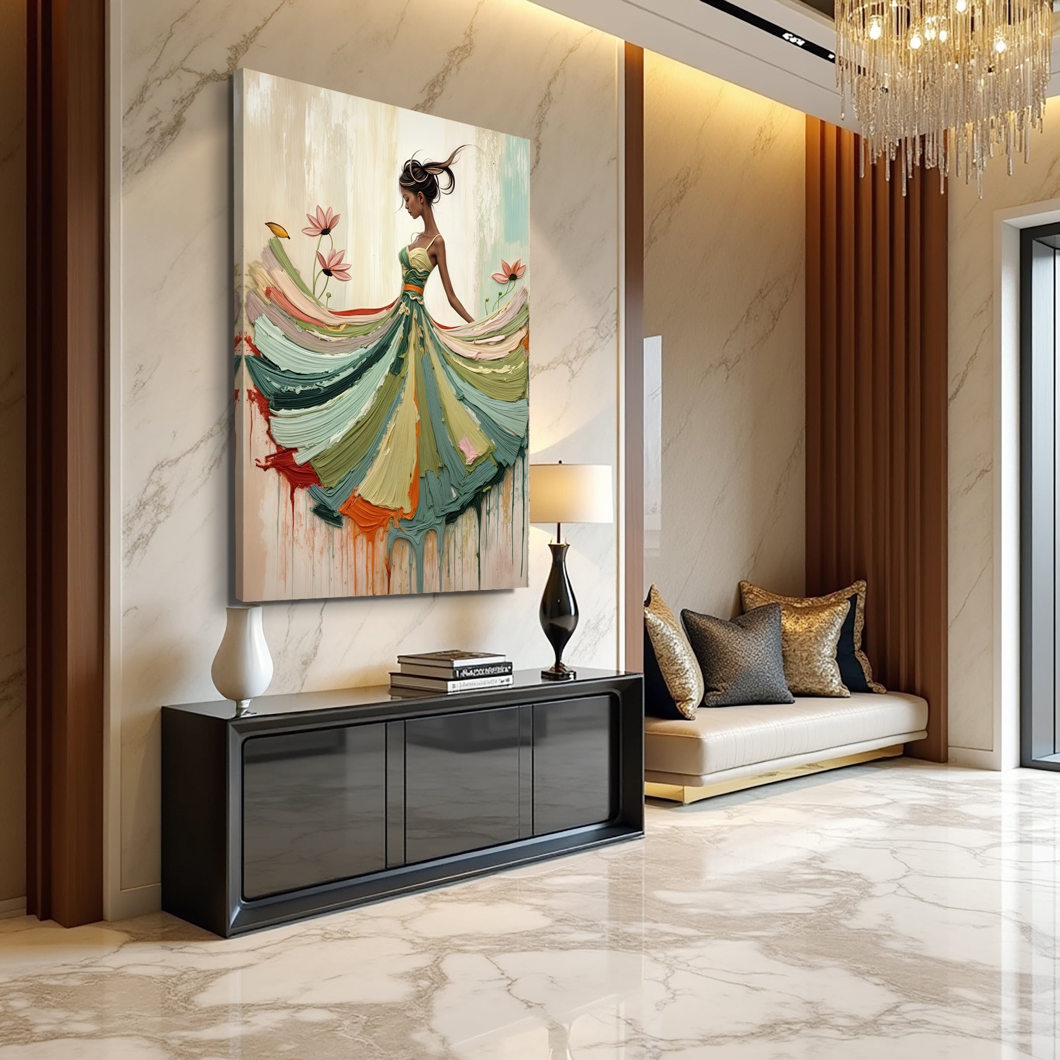 Blooming Modern Abstract Wall Art on sale at MyriadMart