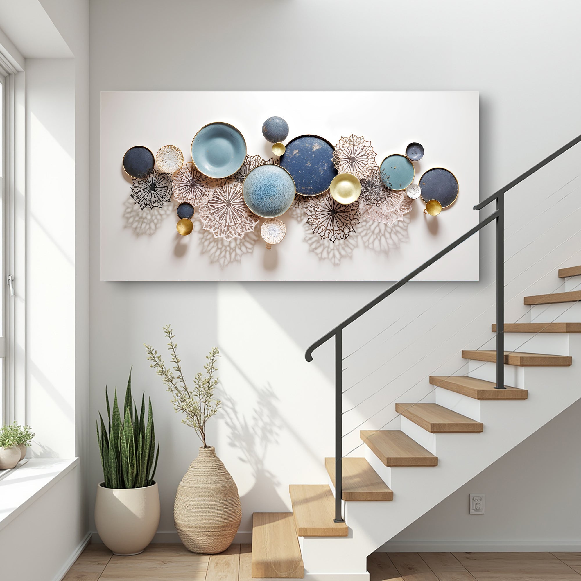 Lotus Leaf Abstract Wall Art III on sale at MyriadMart