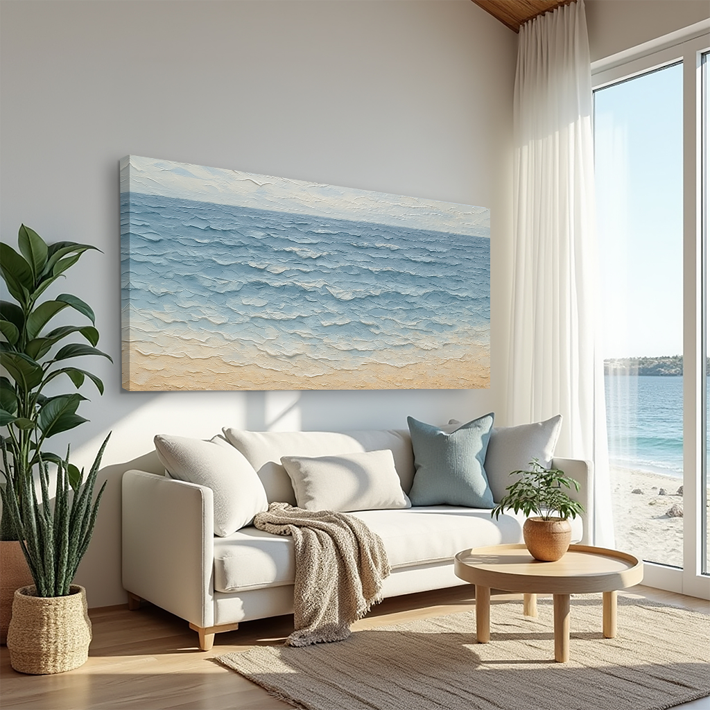 Serene Ocean Wave Coastal Wall Art VI on sale at MyriadMart
