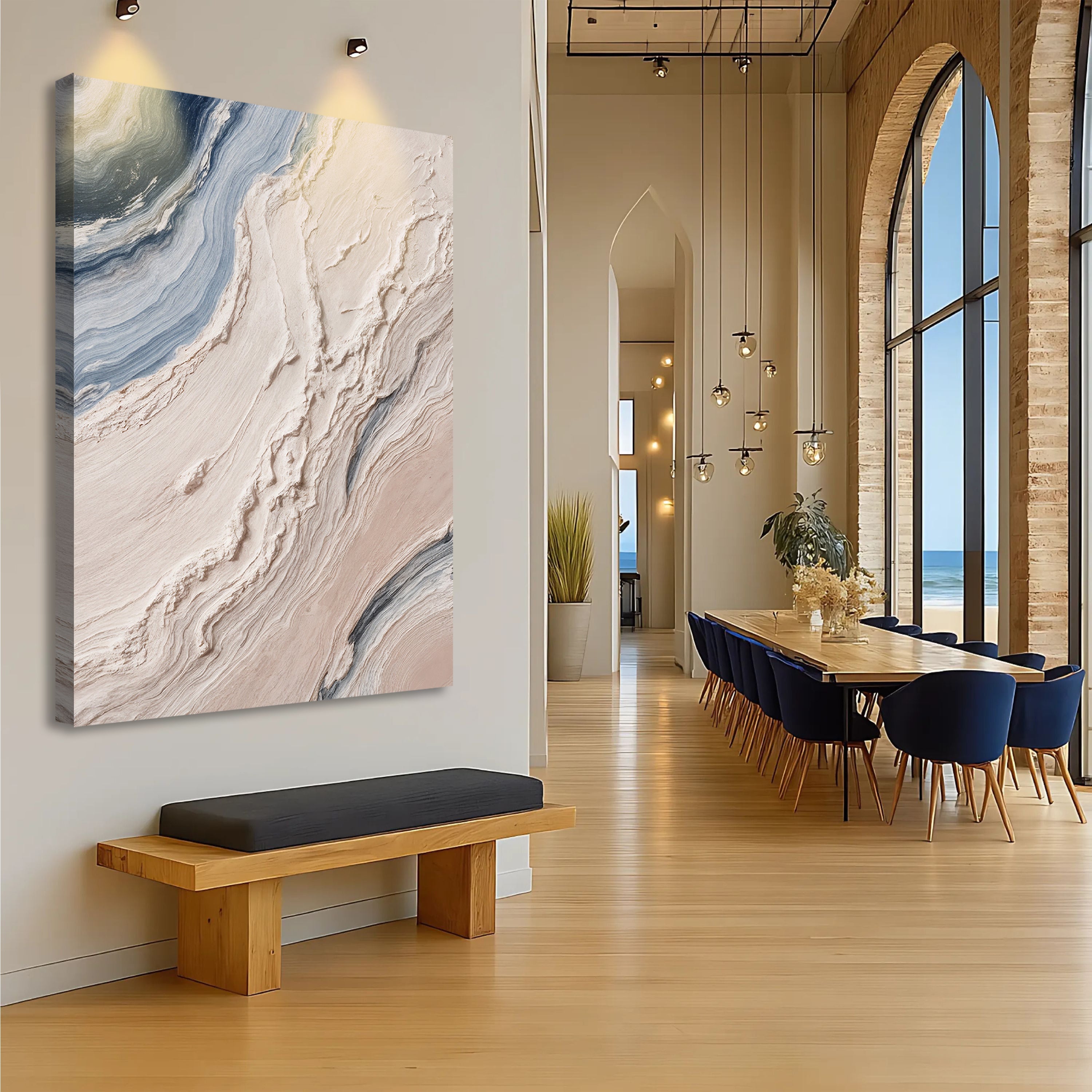 Minimalist Waves Wall Art III on sale at MyriadMart