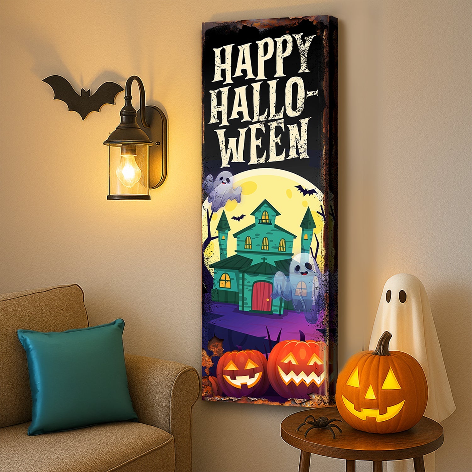 Halloween Welcome Sign on sale at MyriadMart