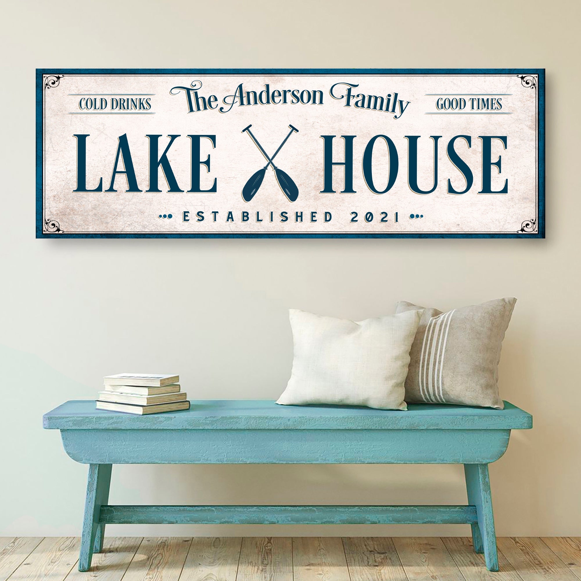 Personalized Lake House Sign IV on sale at MyriadMart