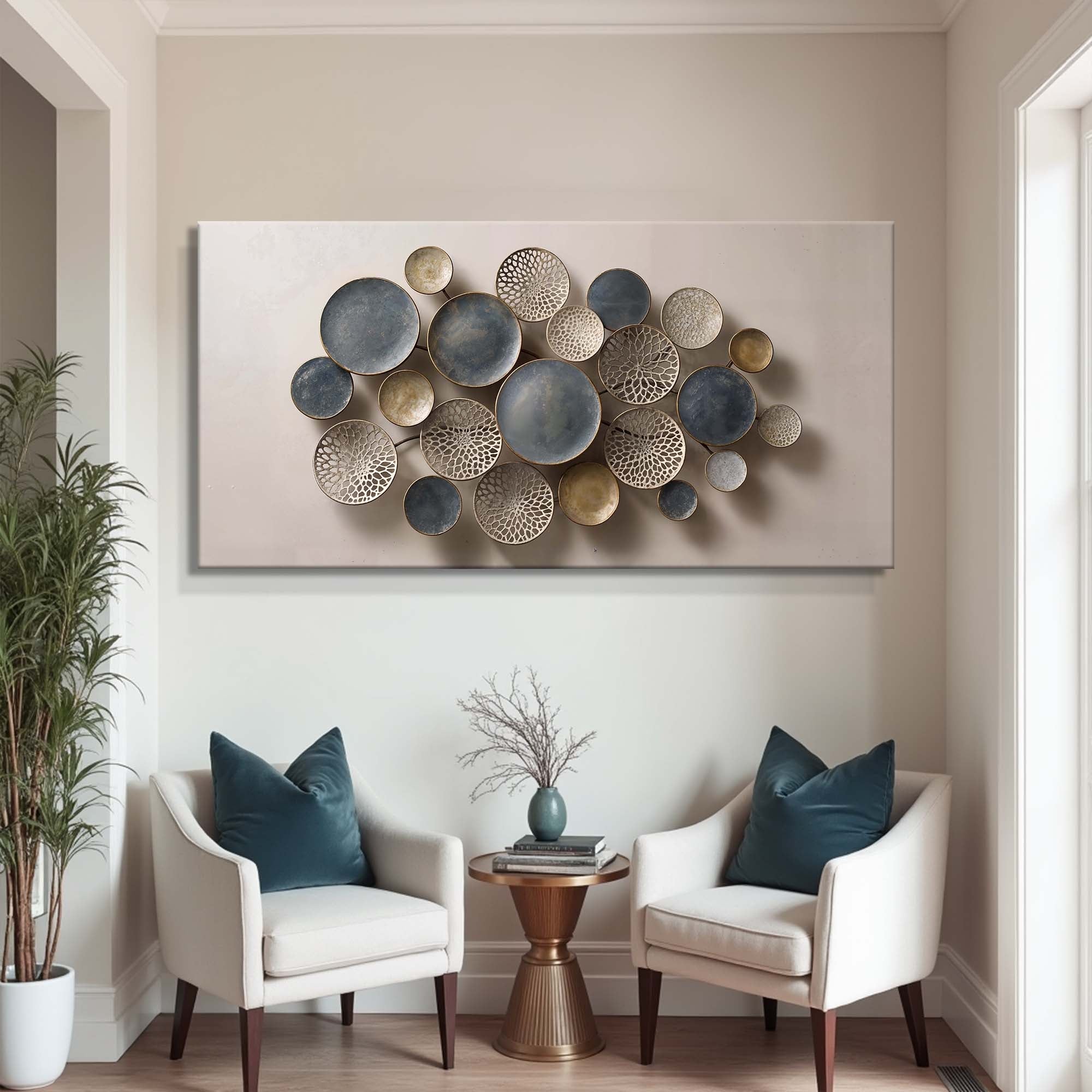 Lotus Leaf Abstract Wall Art IV on sale at MyriadMart