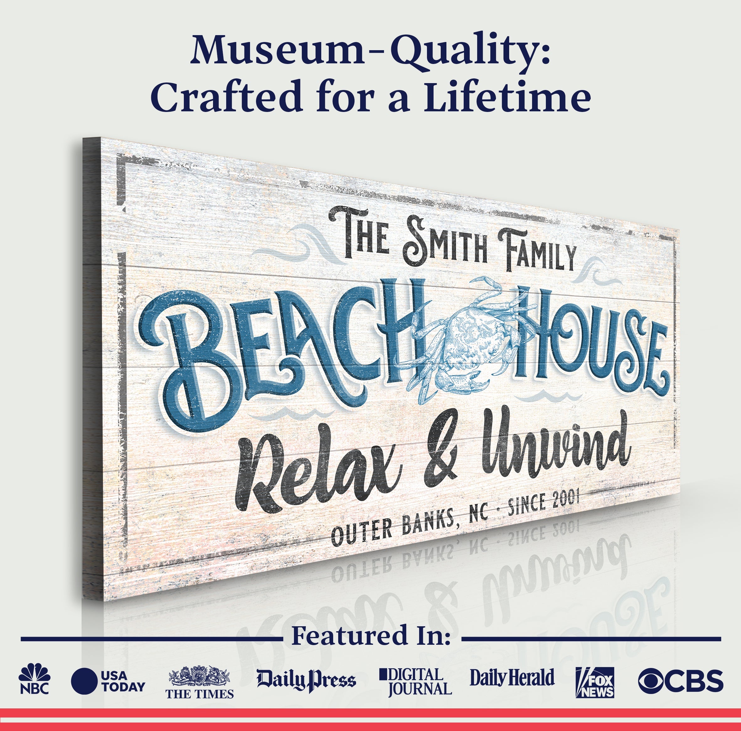 Beach House Sign IV on sale at MyriadMart