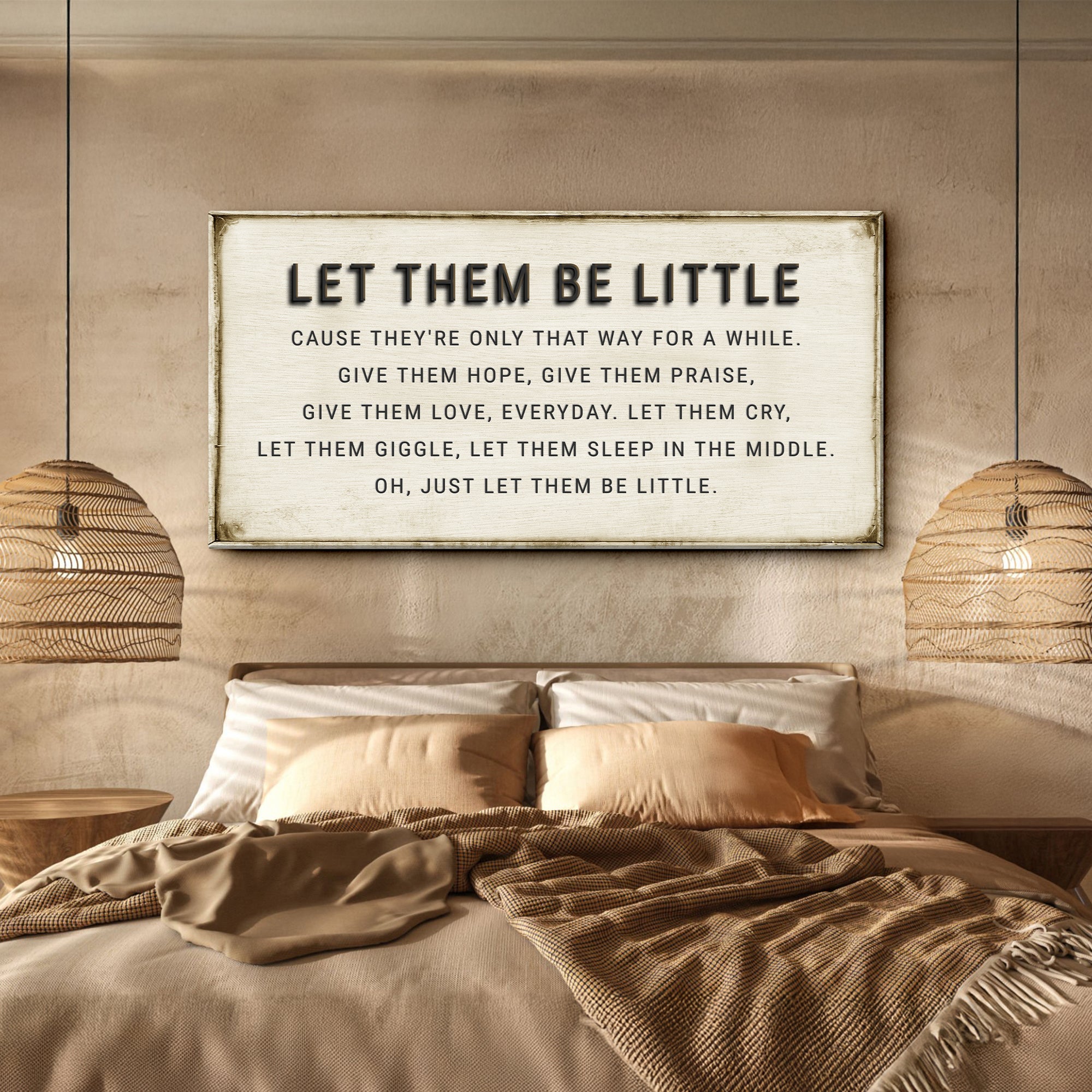 Let Them Be Little Playroom Sign on sale at MyriadMart