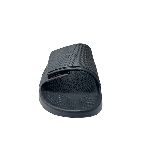 Sovella Active Recovery Sandals Men's PF Velcro Slide Black on sale at MyriadMart