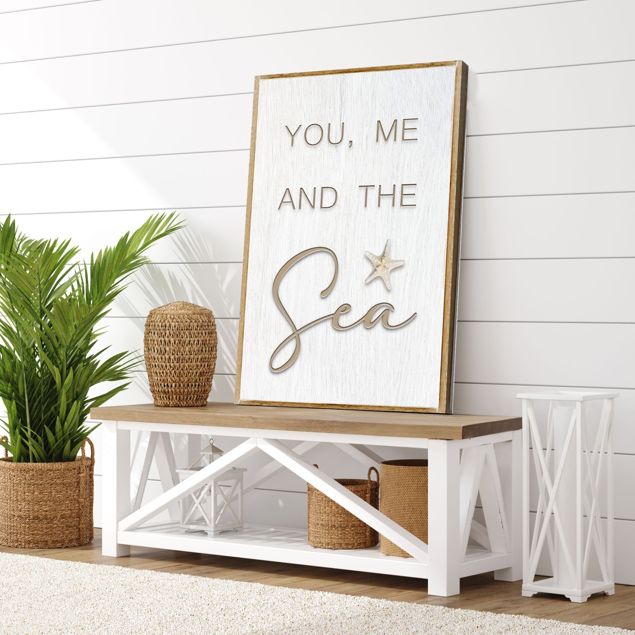 You Me and the Sea Coastal Sign V on sale at MyriadMart