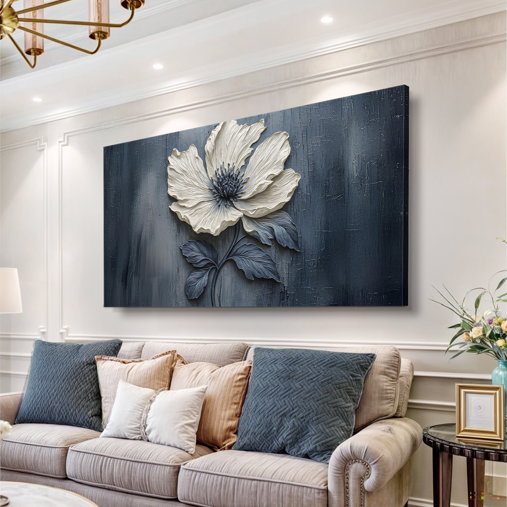 Floral Clay Relief Wall Art on sale at MyriadMart