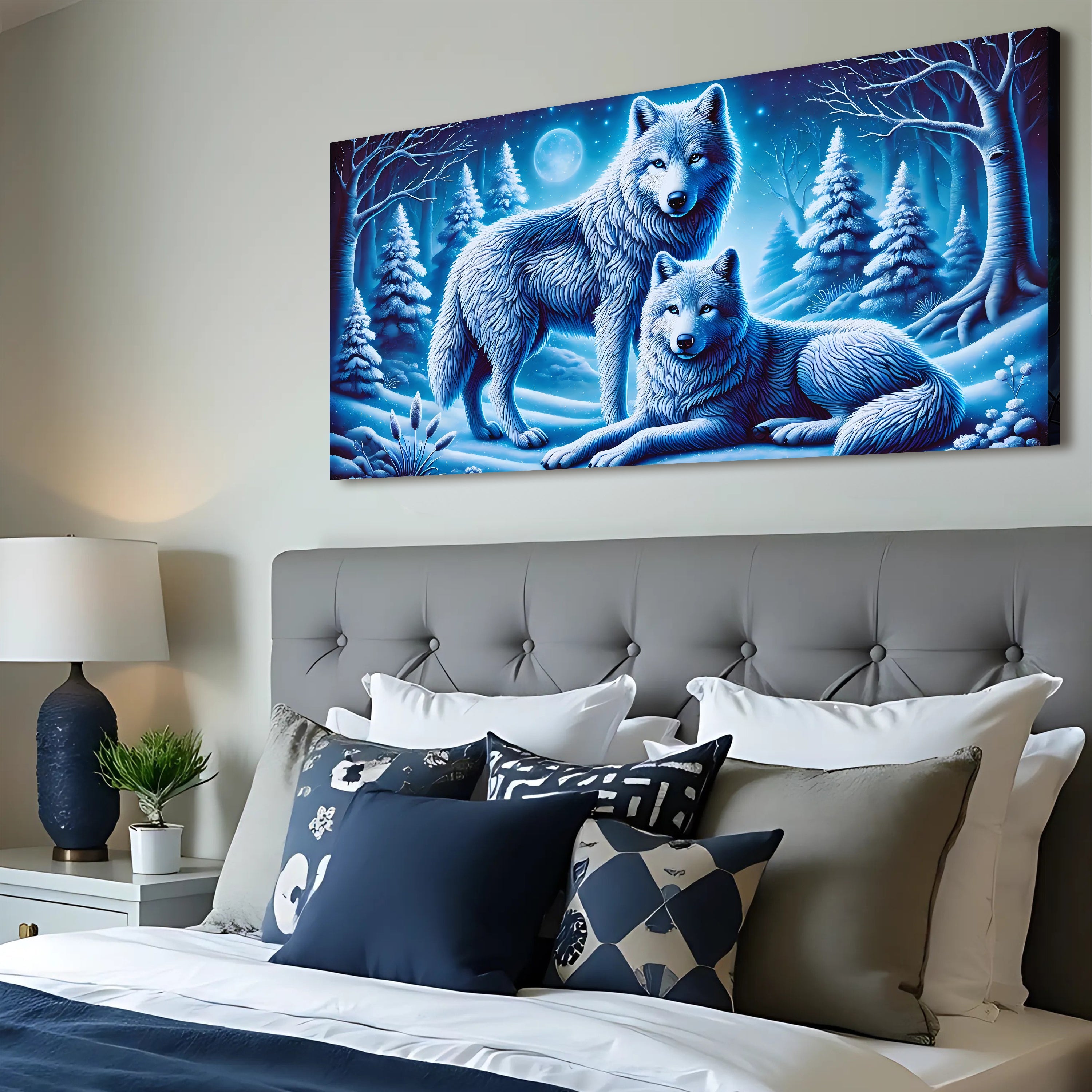 3D Wolves Wall Art II on sale at MyriadMart