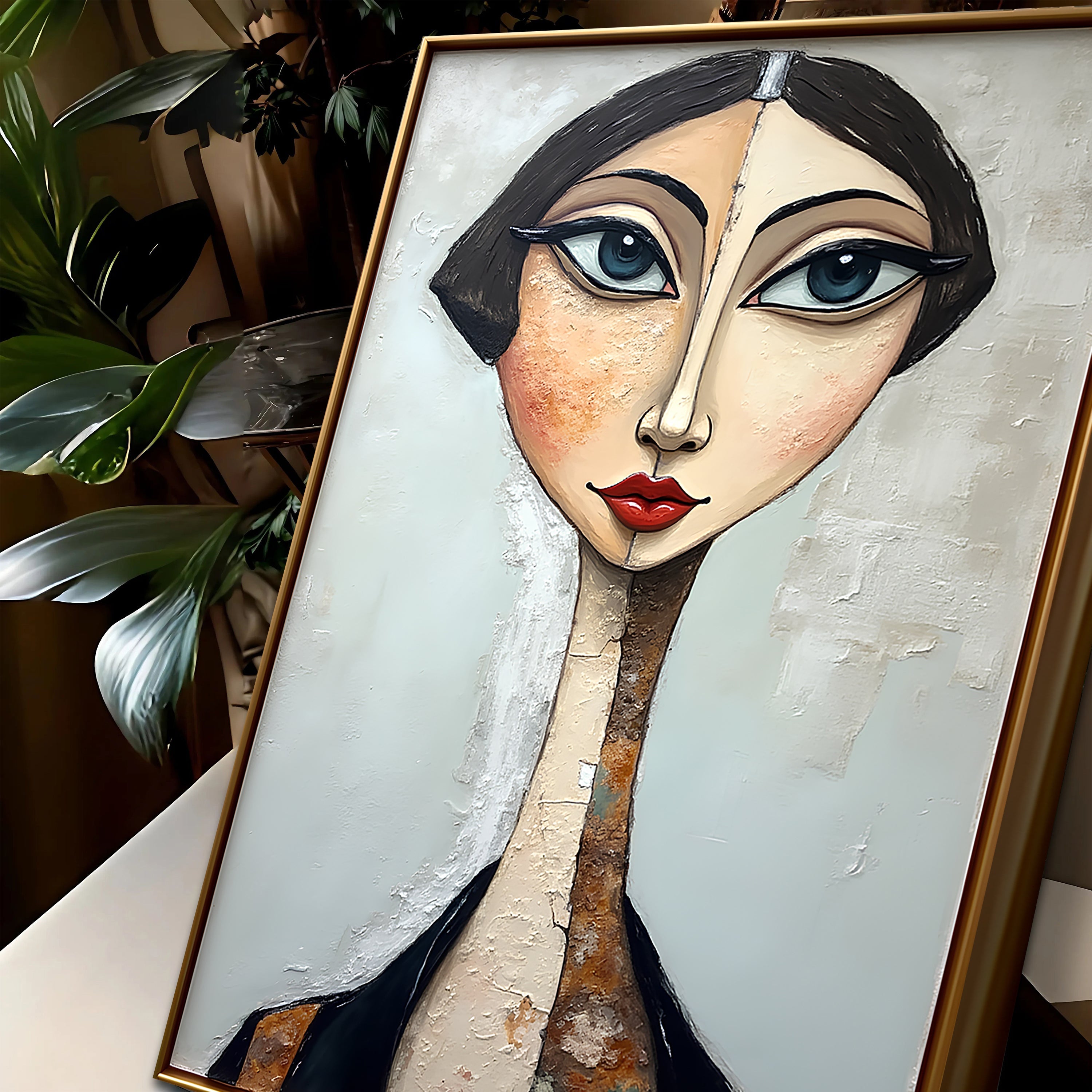 Serene Graze Figurative Impasto Wall Art on sale at MyriadMart