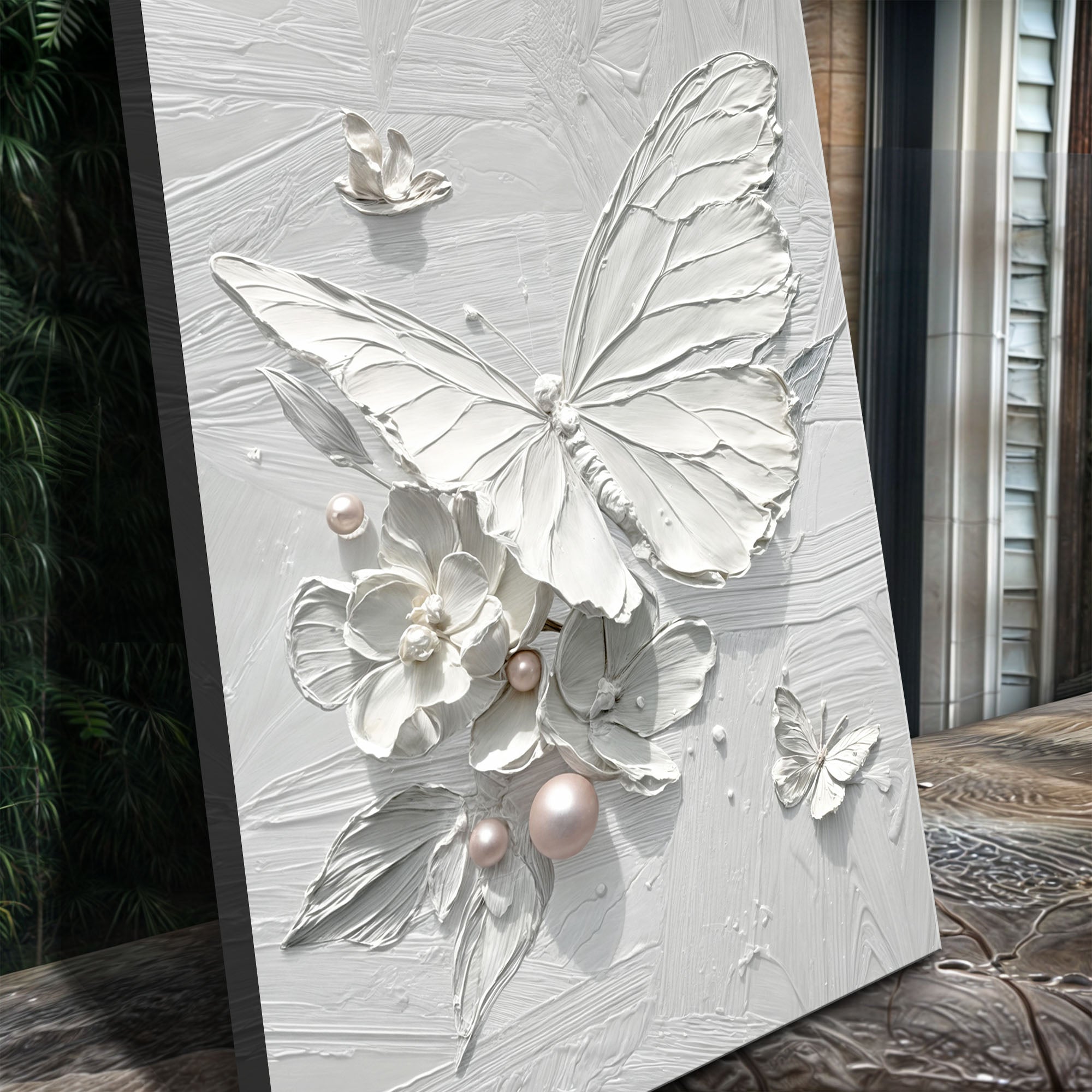 White Butterfly Wall Art on sale at MyriadMart
