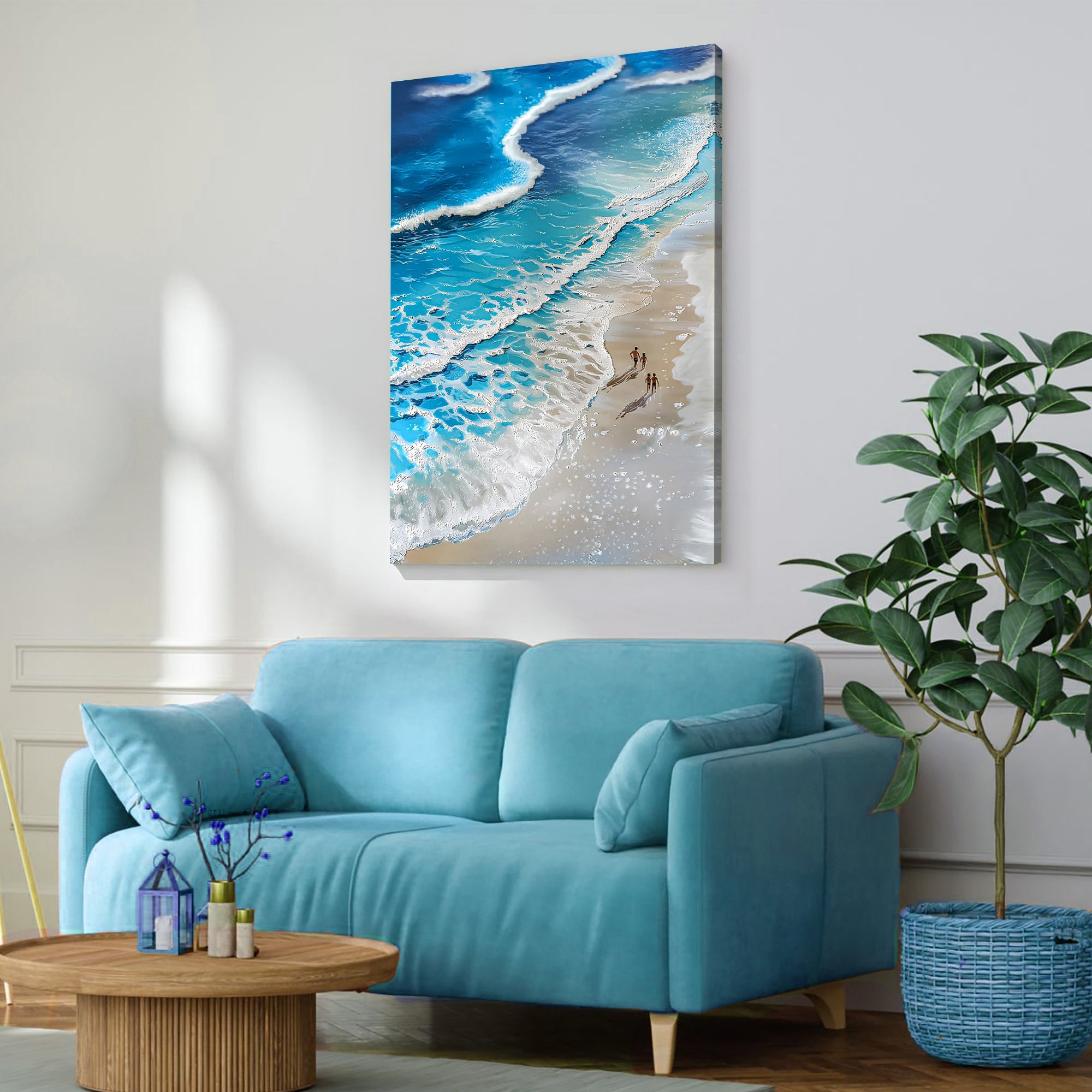 Beachfront Painting Coastal Wall Art III on sale at MyriadMart