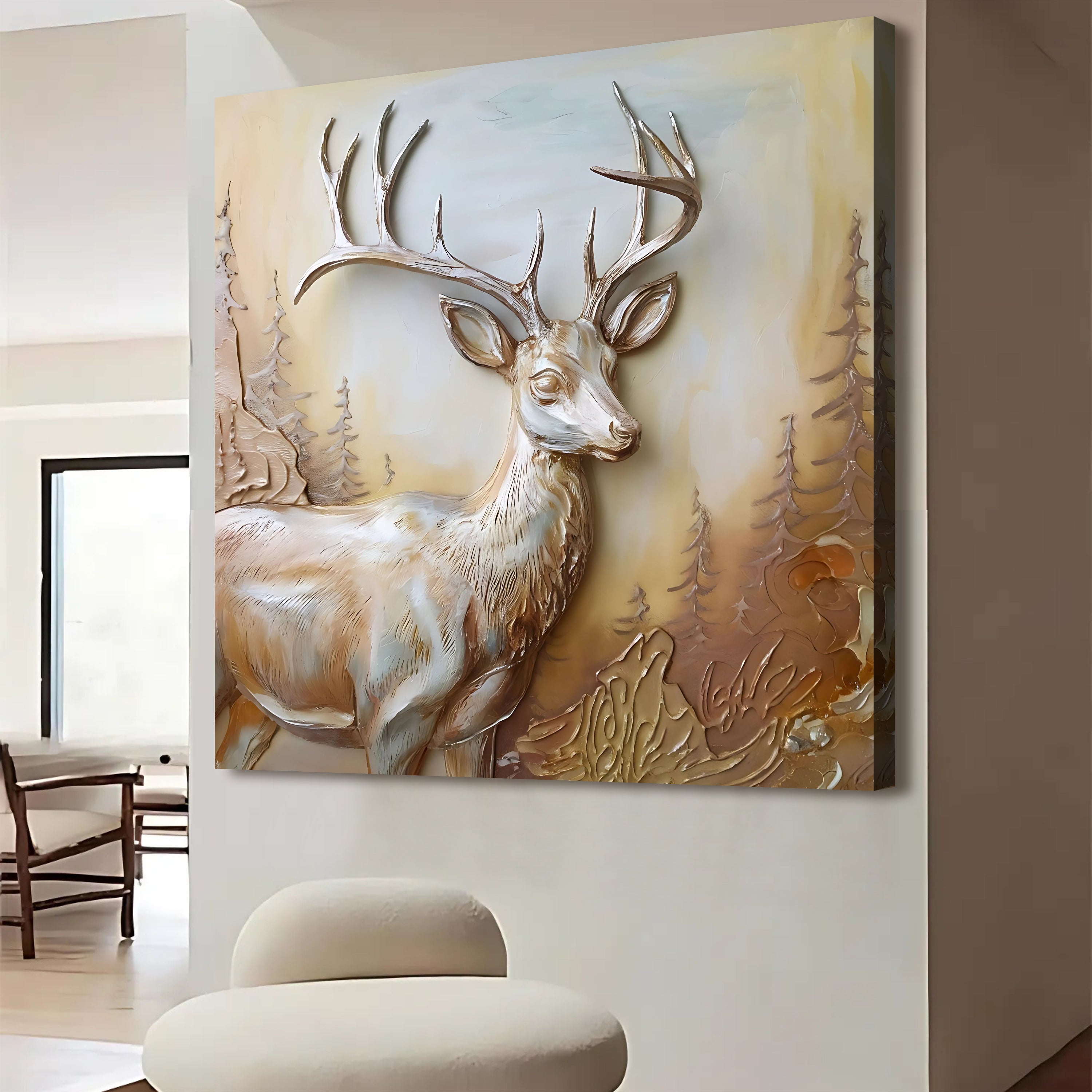 3D Deer Wall Art on sale at MyriadMart