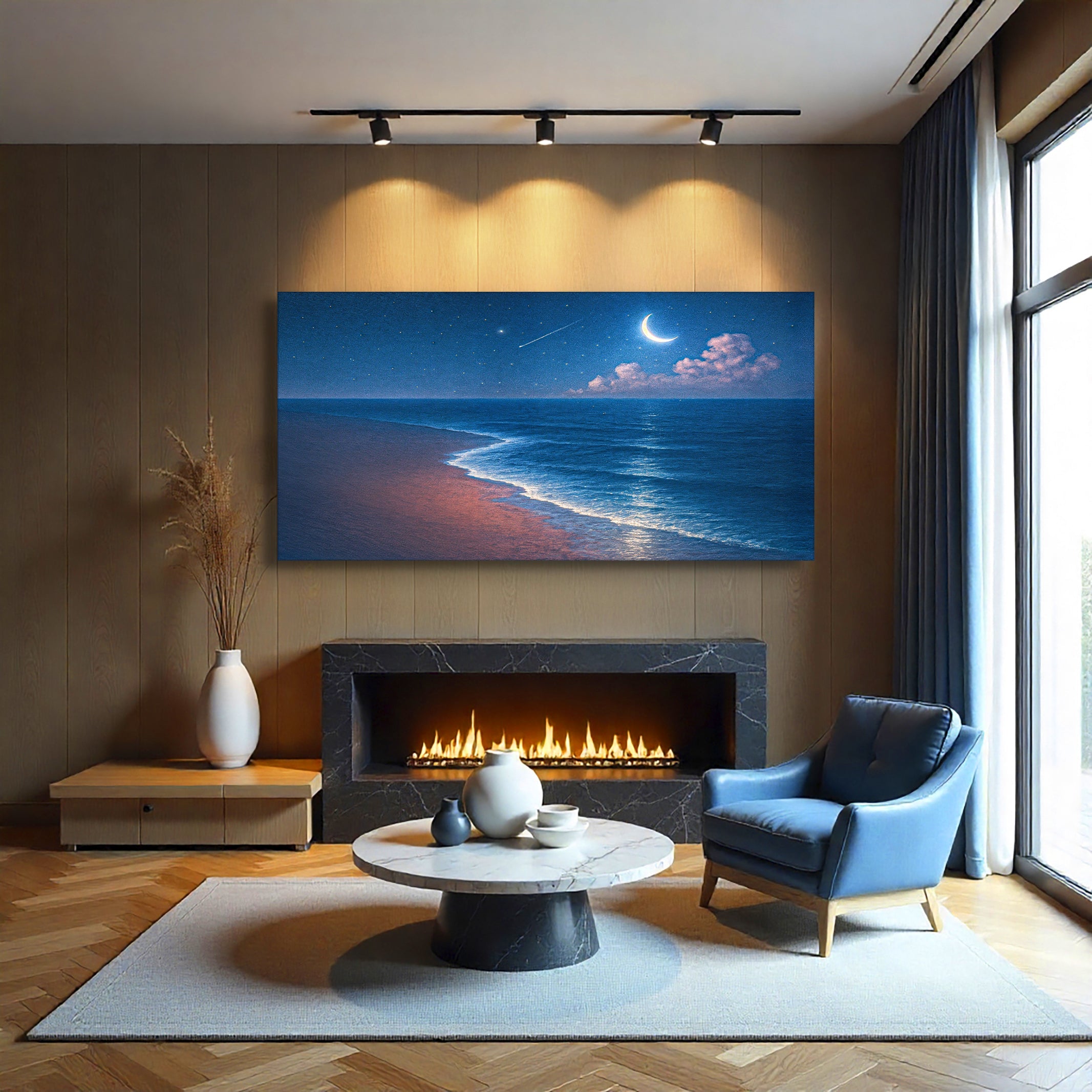 Beach Shoreline Coastal Wall Art V on sale at MyriadMart