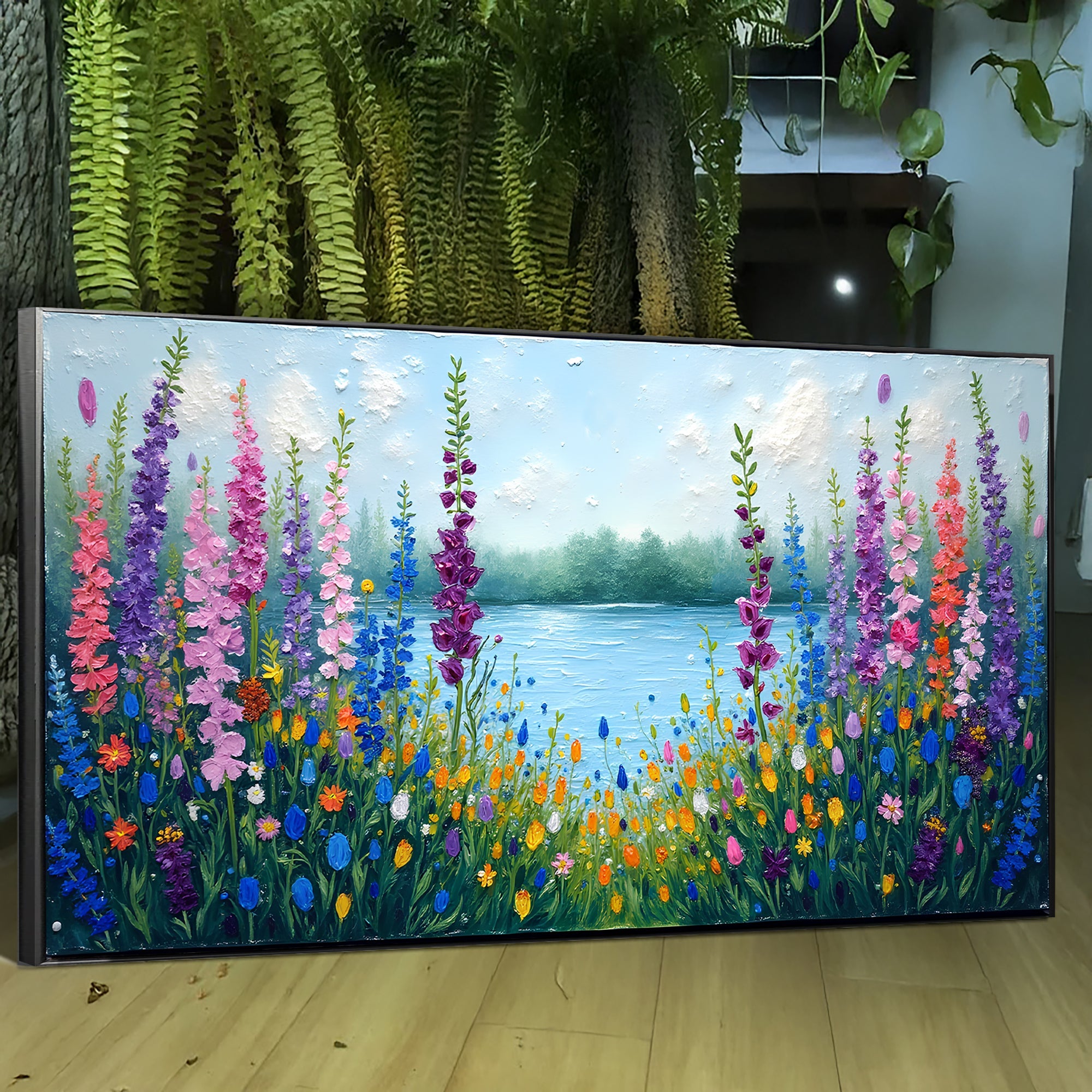 Alphine Meadow Impasto Wall Art on sale at MyriadMart