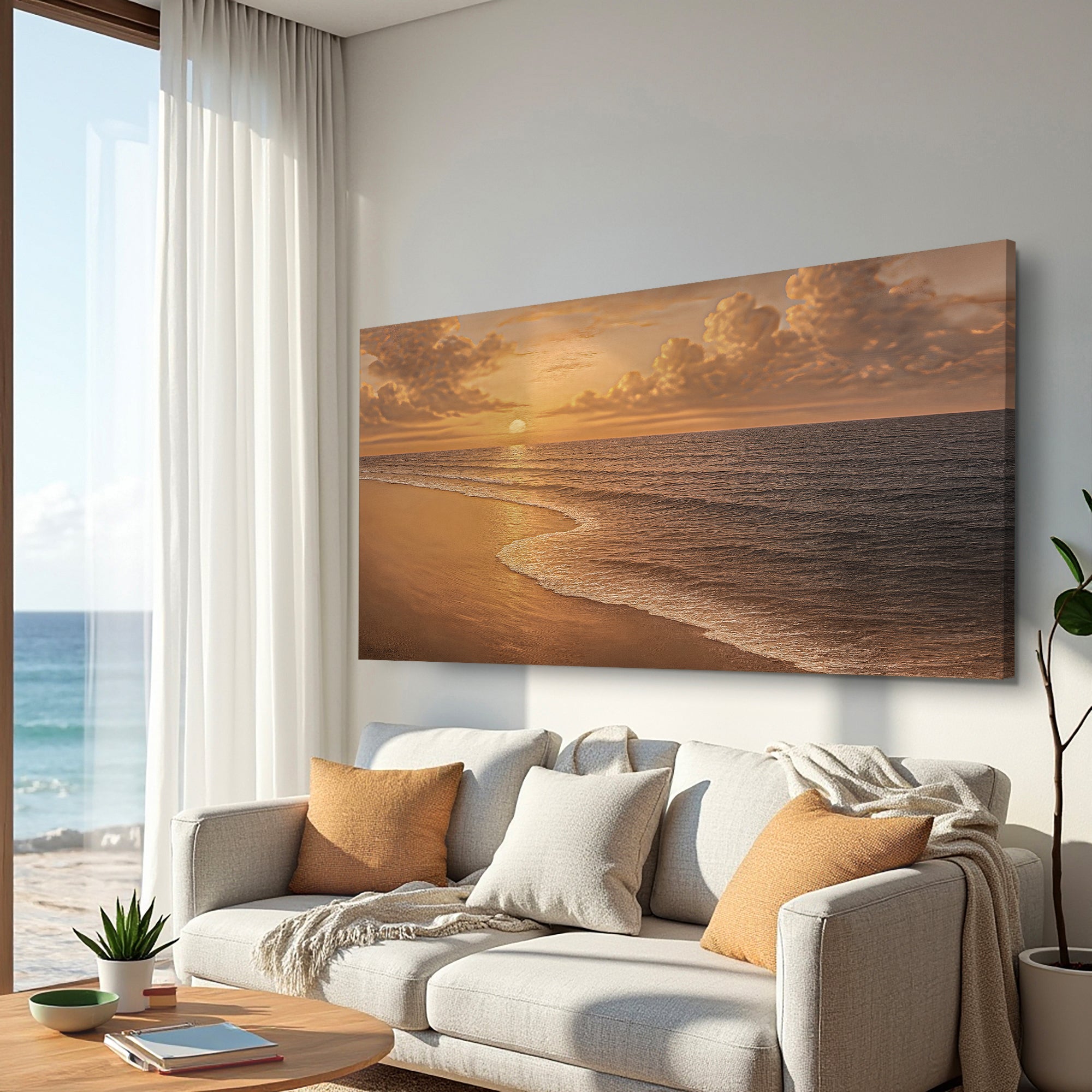 Beach Shoreline Coastal Wall Art VIII on sale at MyriadMart