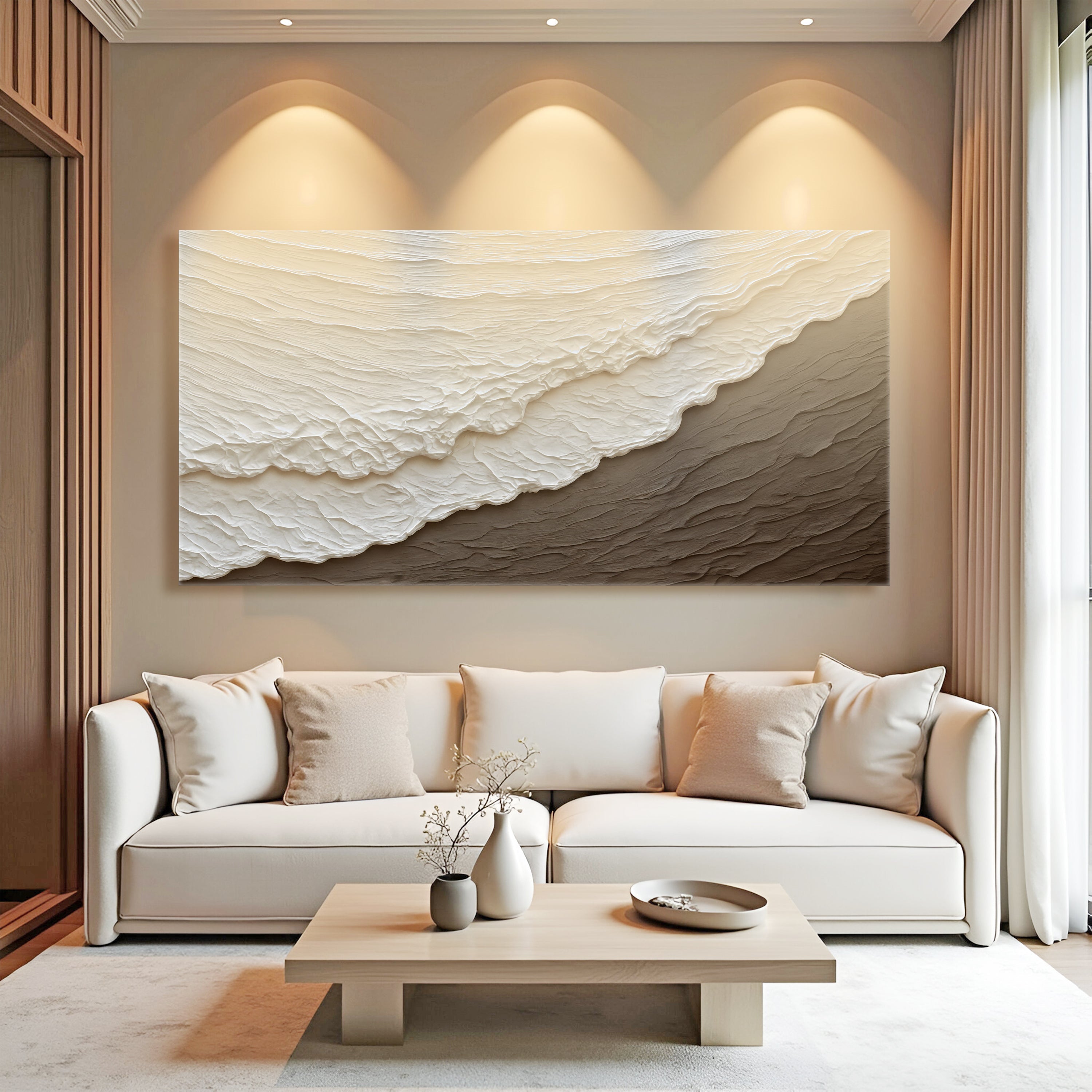 Waves Abstract Wall Art on sale at MyriadMart