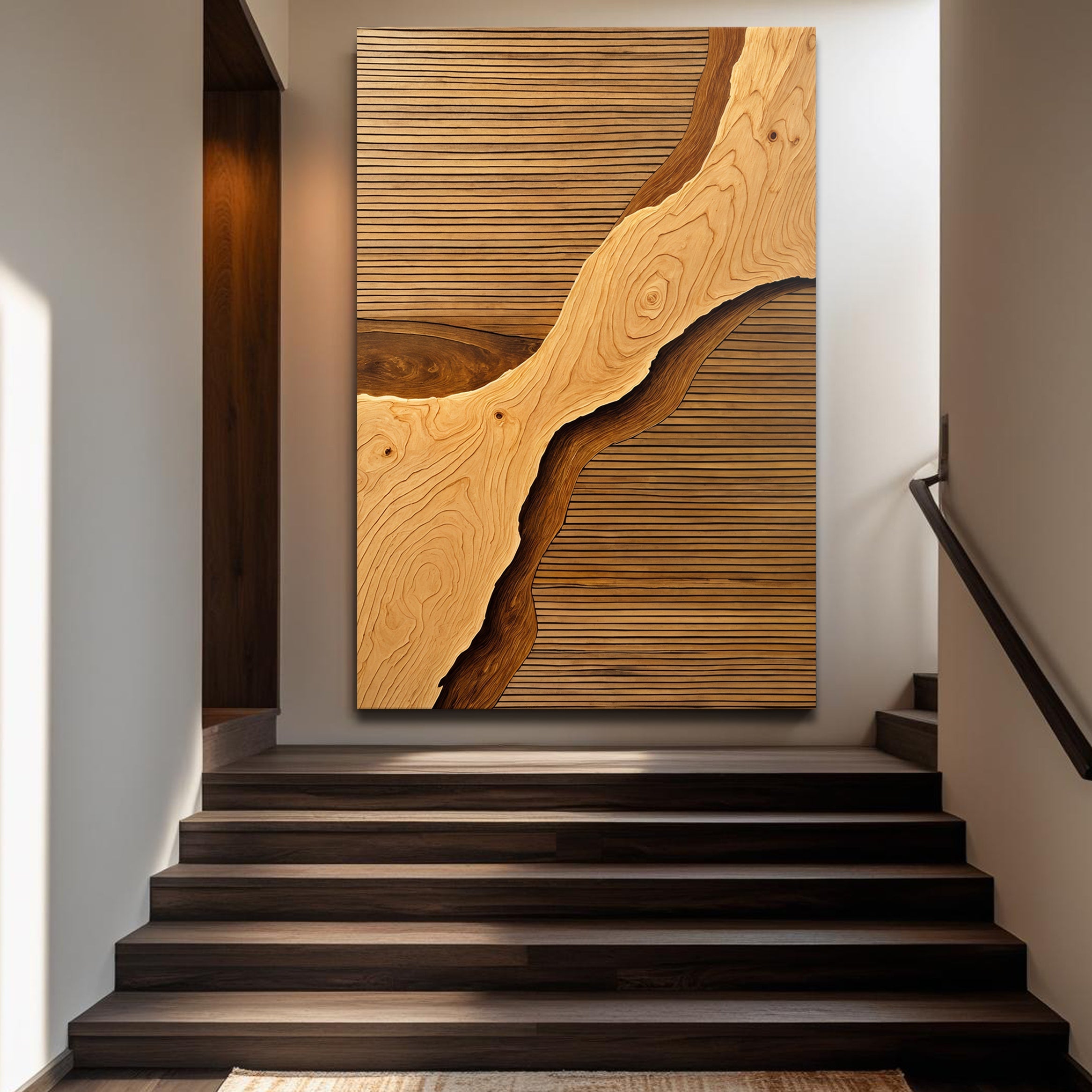 Wood Rift Wall Art on sale at MyriadMart