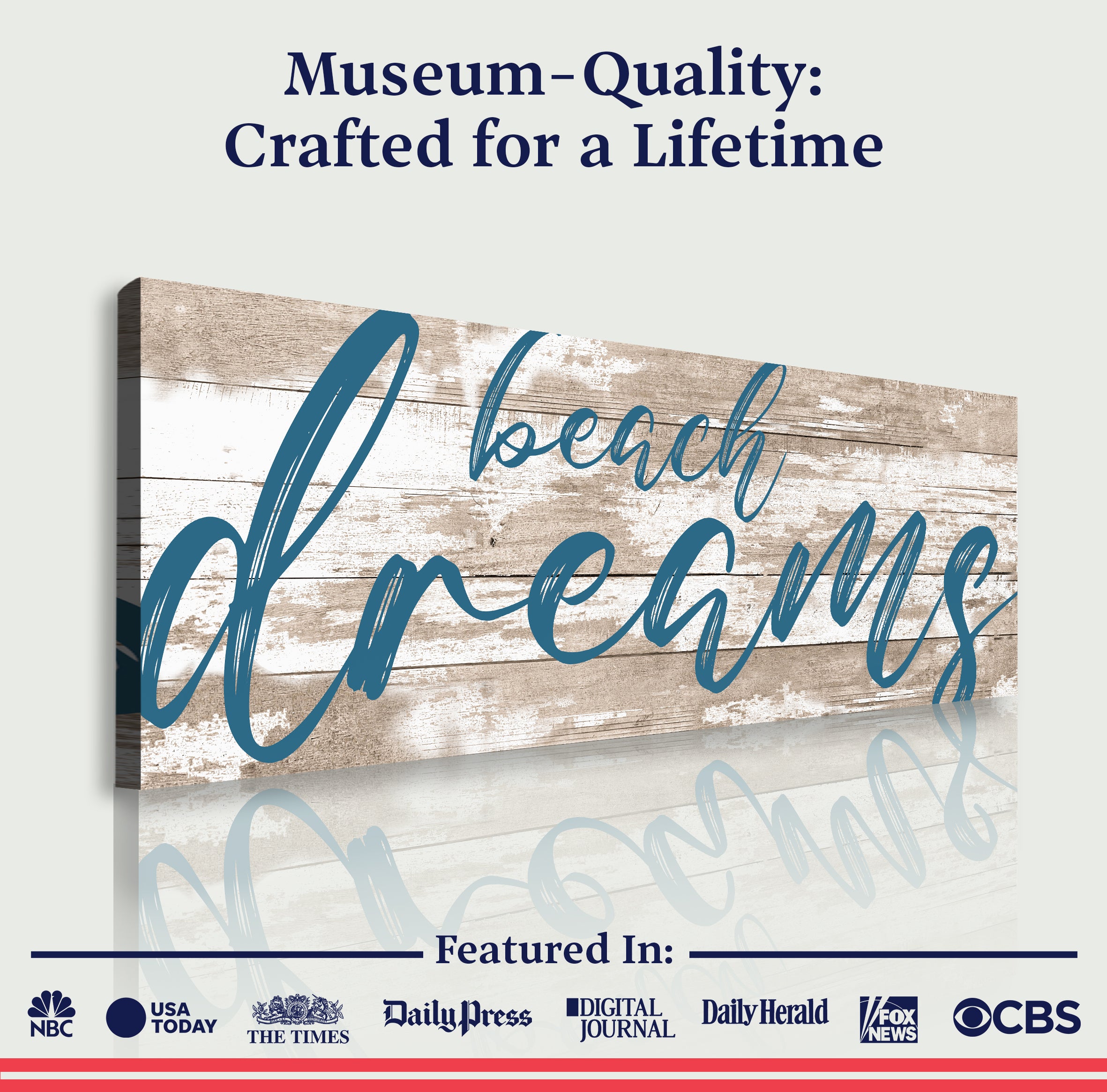 Beach Dreams Sign on sale at MyriadMart
