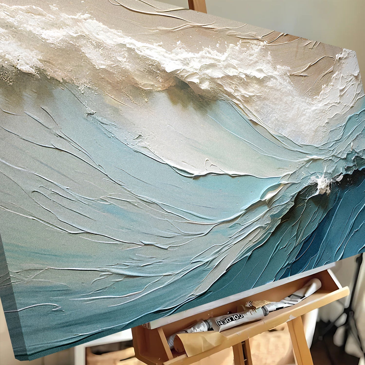 Beige Minimalist Wall Art on sale at MyriadMart