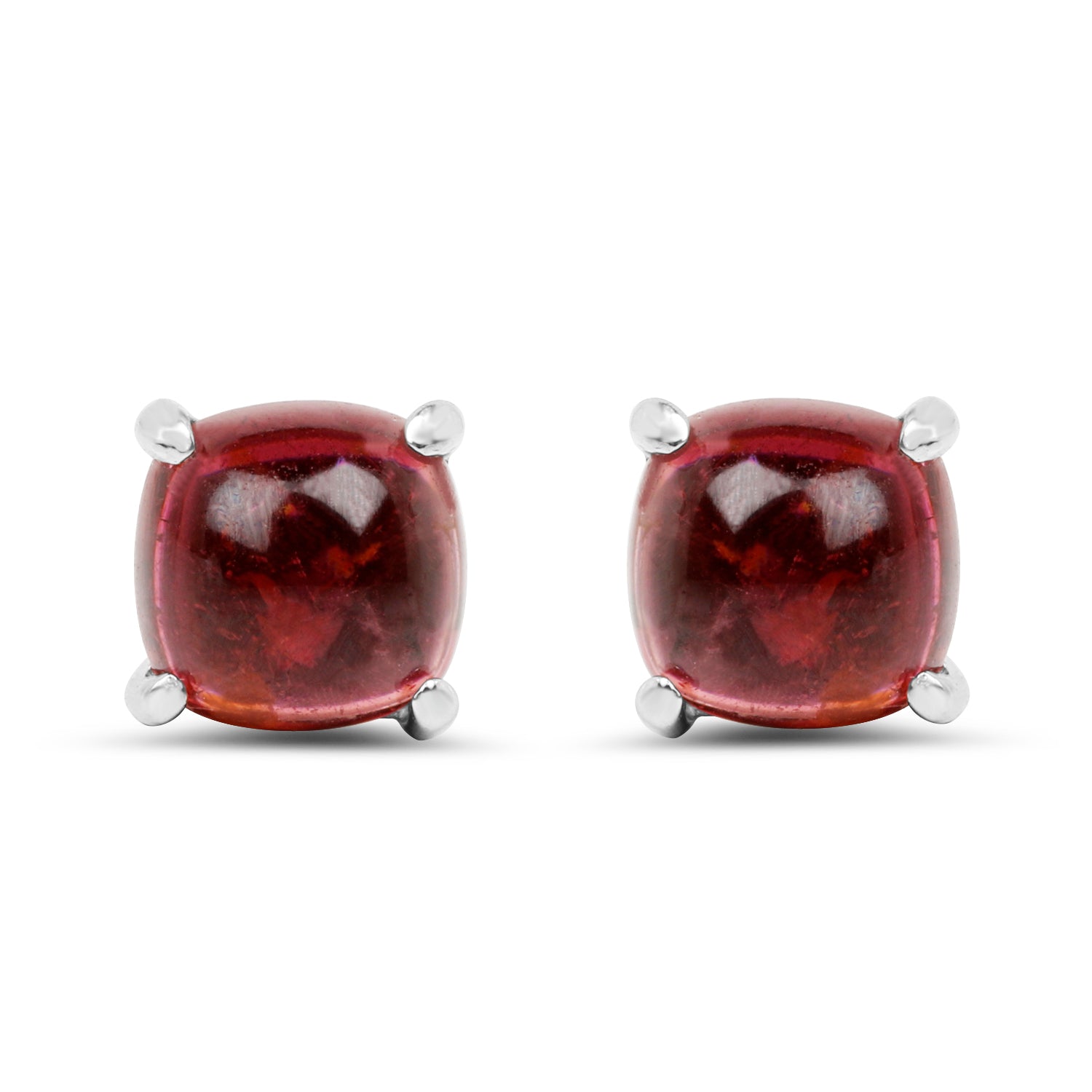 2.60 Carat Genuine Pink Topaz .925 Sterling Silver Earrings on sale at MyriadMart