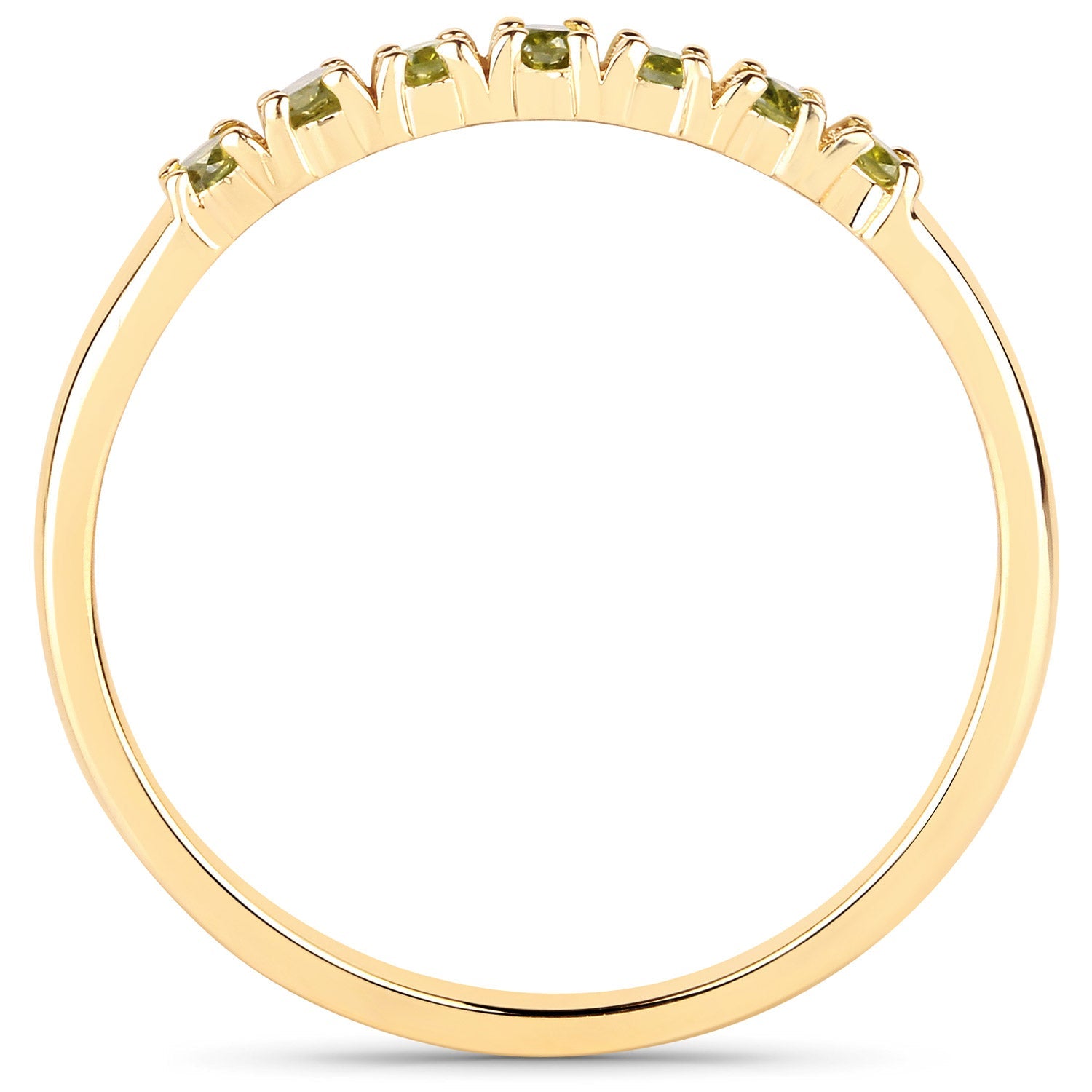 0.22 Carat Genuine Dark Yellow Diamond 14K Yellow Gold Ring I1-I2 on sale at MyriadMart