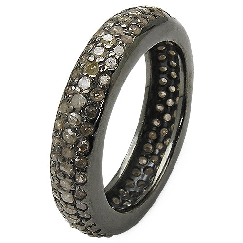1.13 Carat Genuine TLB Diamond .925 Sterling Silver Ring on sale at MyriadMart