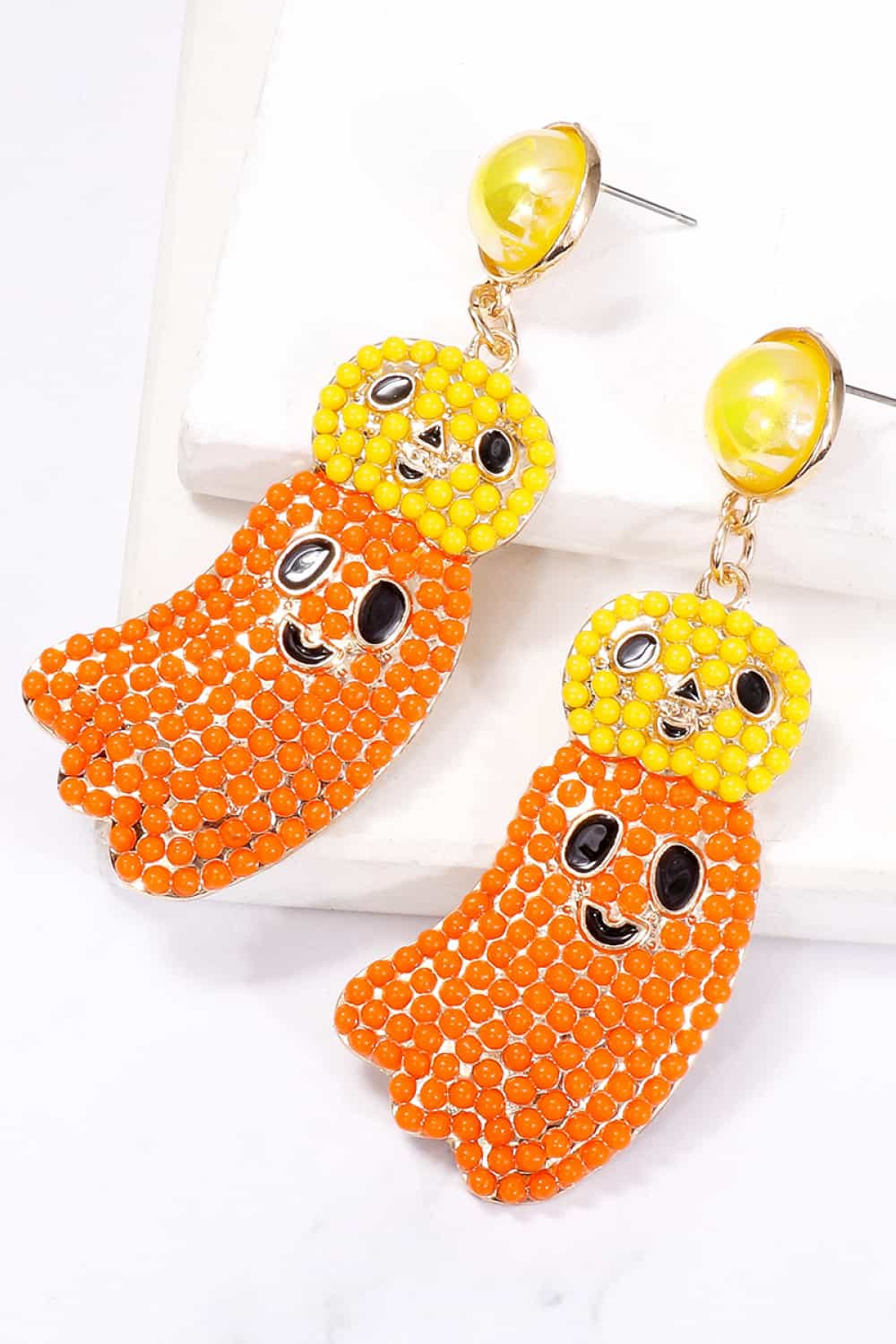 Halloween Ghost Shape Dangle Earrings - MyriadMart