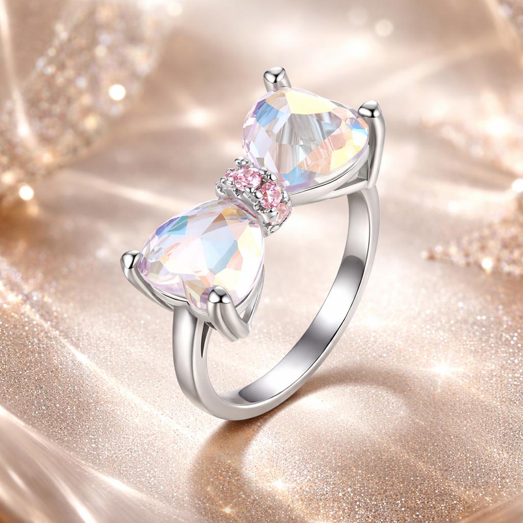 925 Sterling Silver 6.0 Size Pavé Setting CZ Ring for Women on sale at MyriadMart