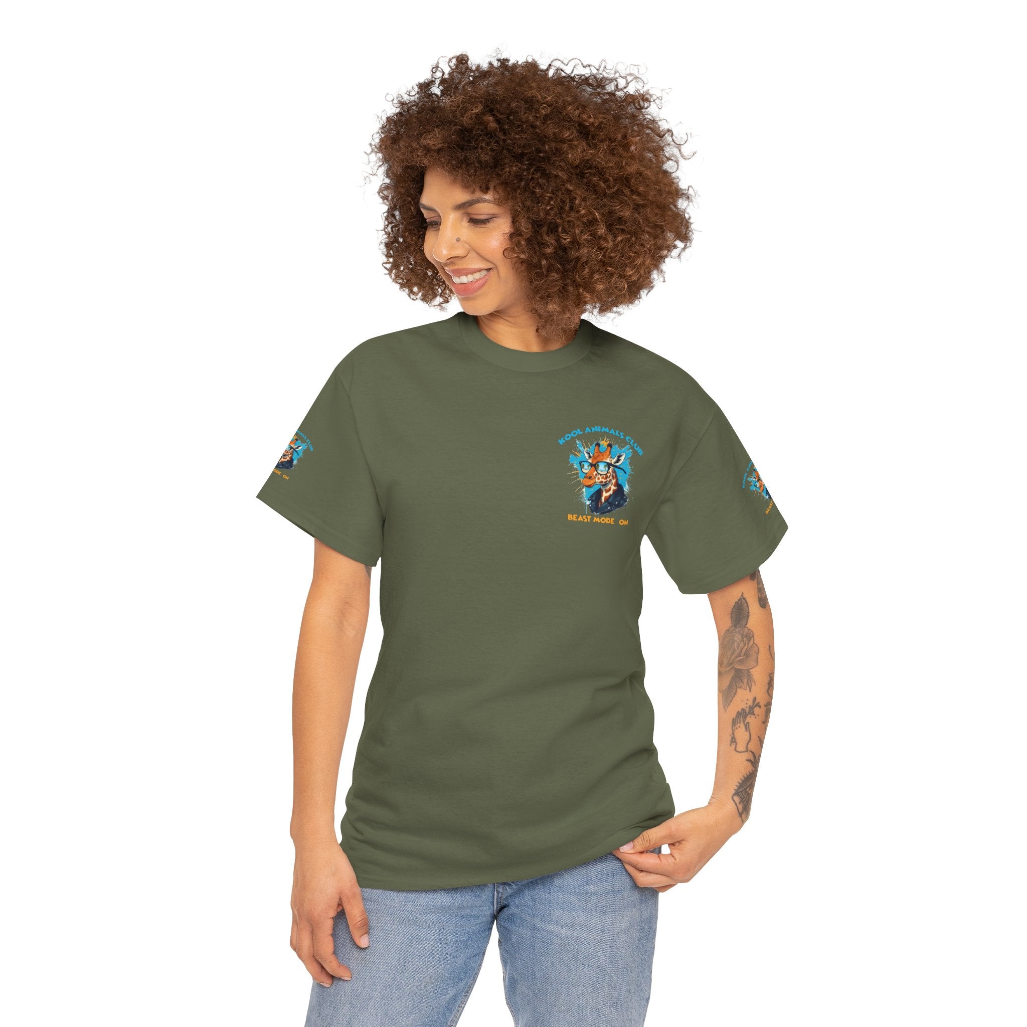Kool Animals Club Tee, Unisex Graphic T-Shirt, Fun Animal Apparel, Casual Wear, Unique Gift for Animal Lovers on sale at MyriadMart