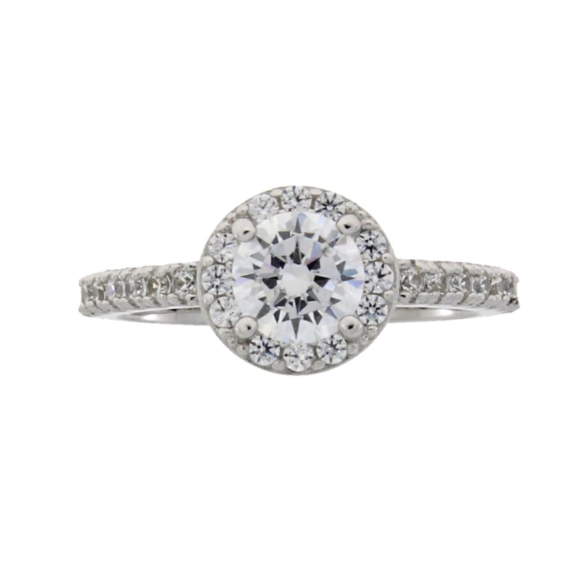 Cubic Zirconium Ring Sterling Silver on sale at MyriadMart