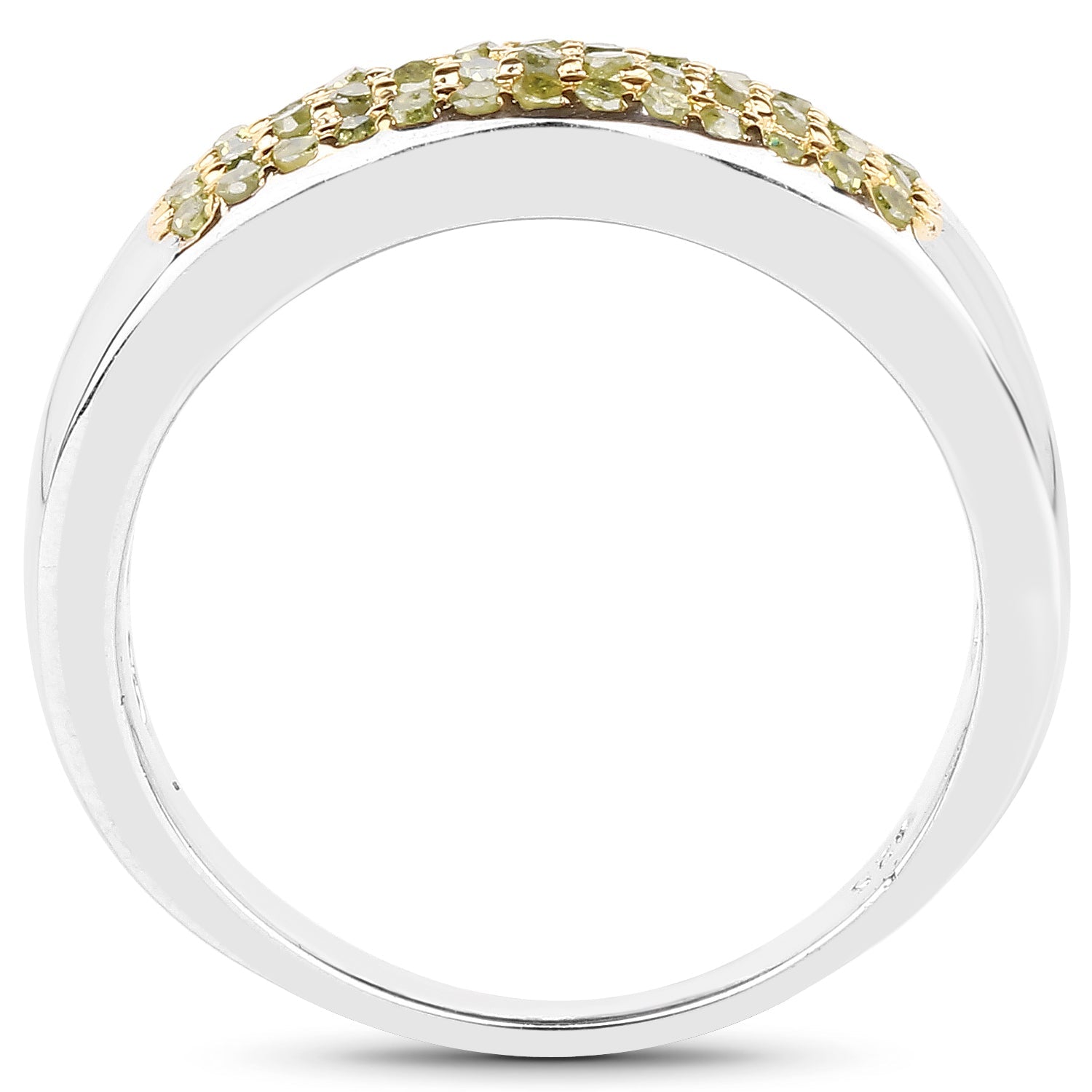 0.22 Carat Genuine Yellow Diamond .925 Sterling Silver Ring on sale at MyriadMart