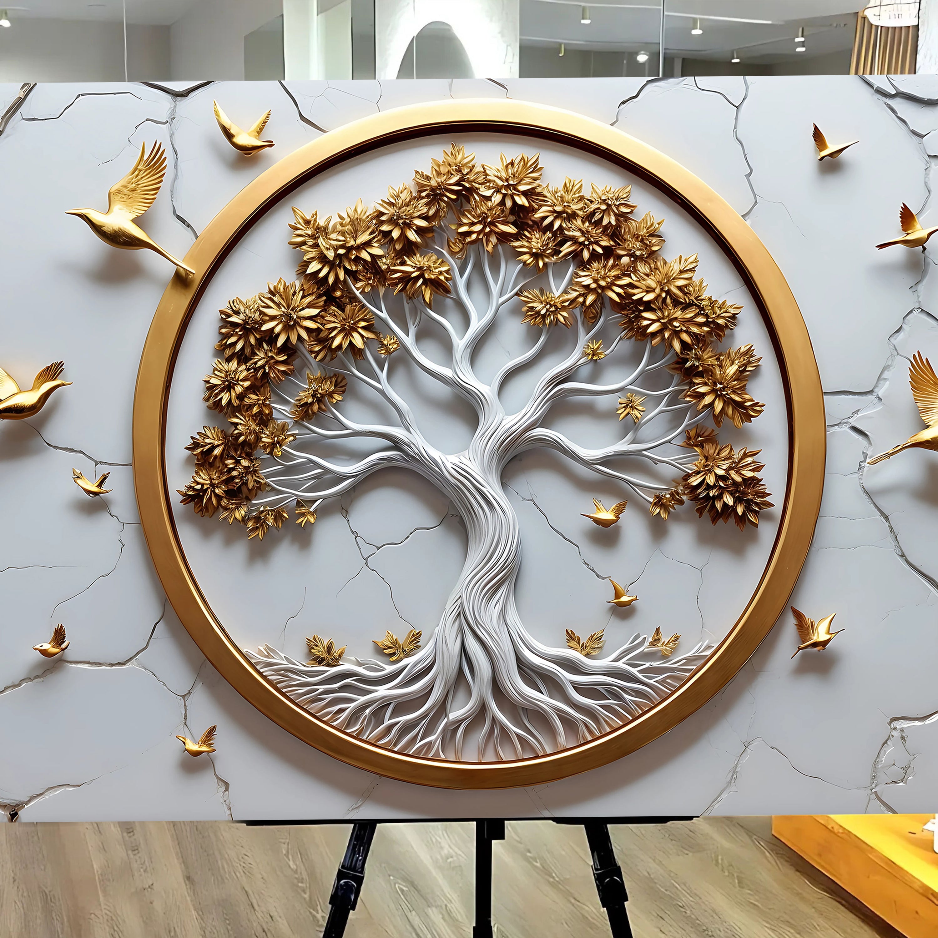 3D Celtic Tree of Life Wall Art - White on sale at MyriadMart